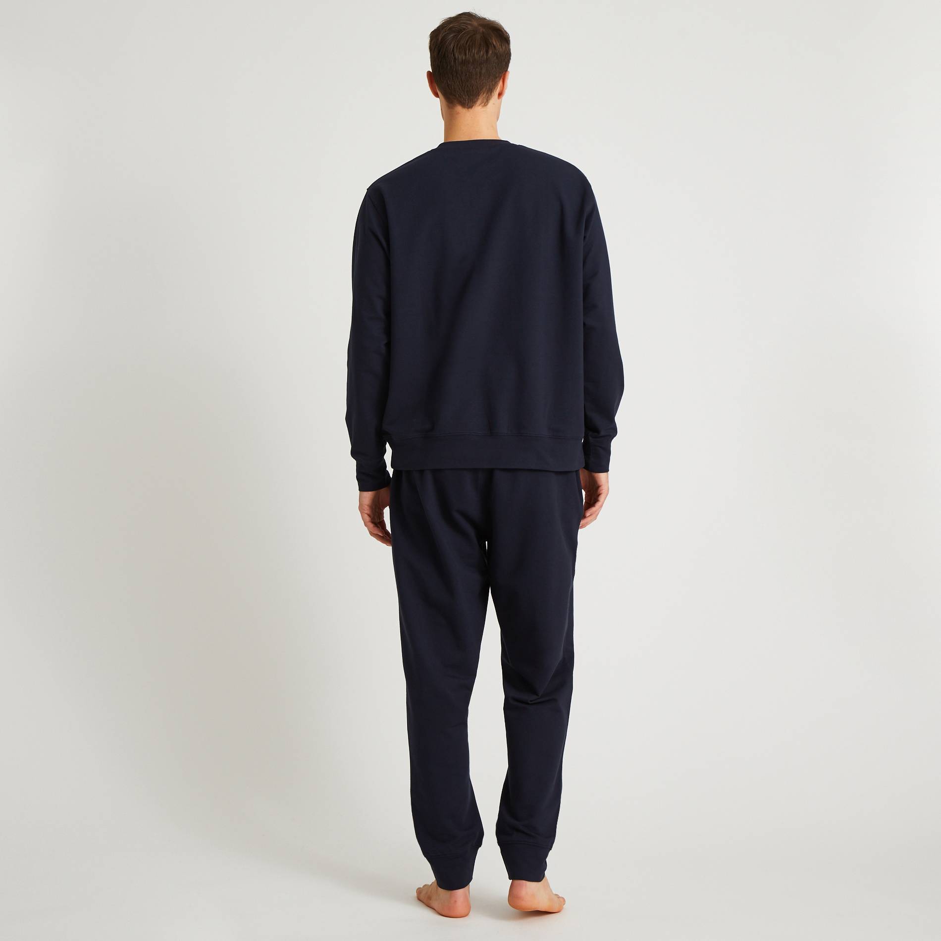 Ensemble homewear en molleton, Bleu foncé, large image number 1.0