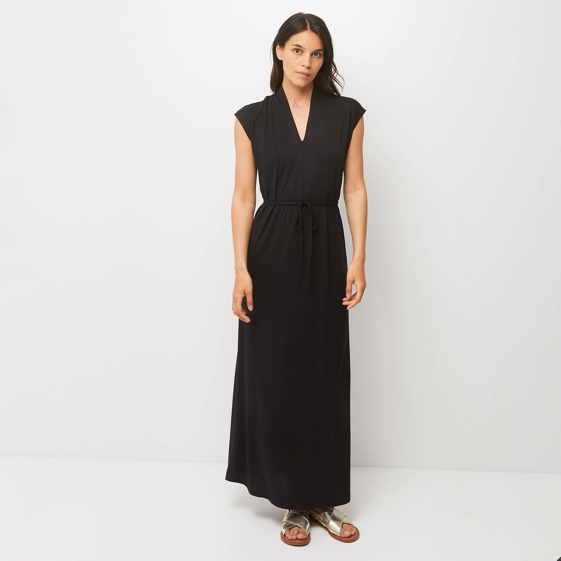 Robe contenant du modal, Noir, large image number 0.0