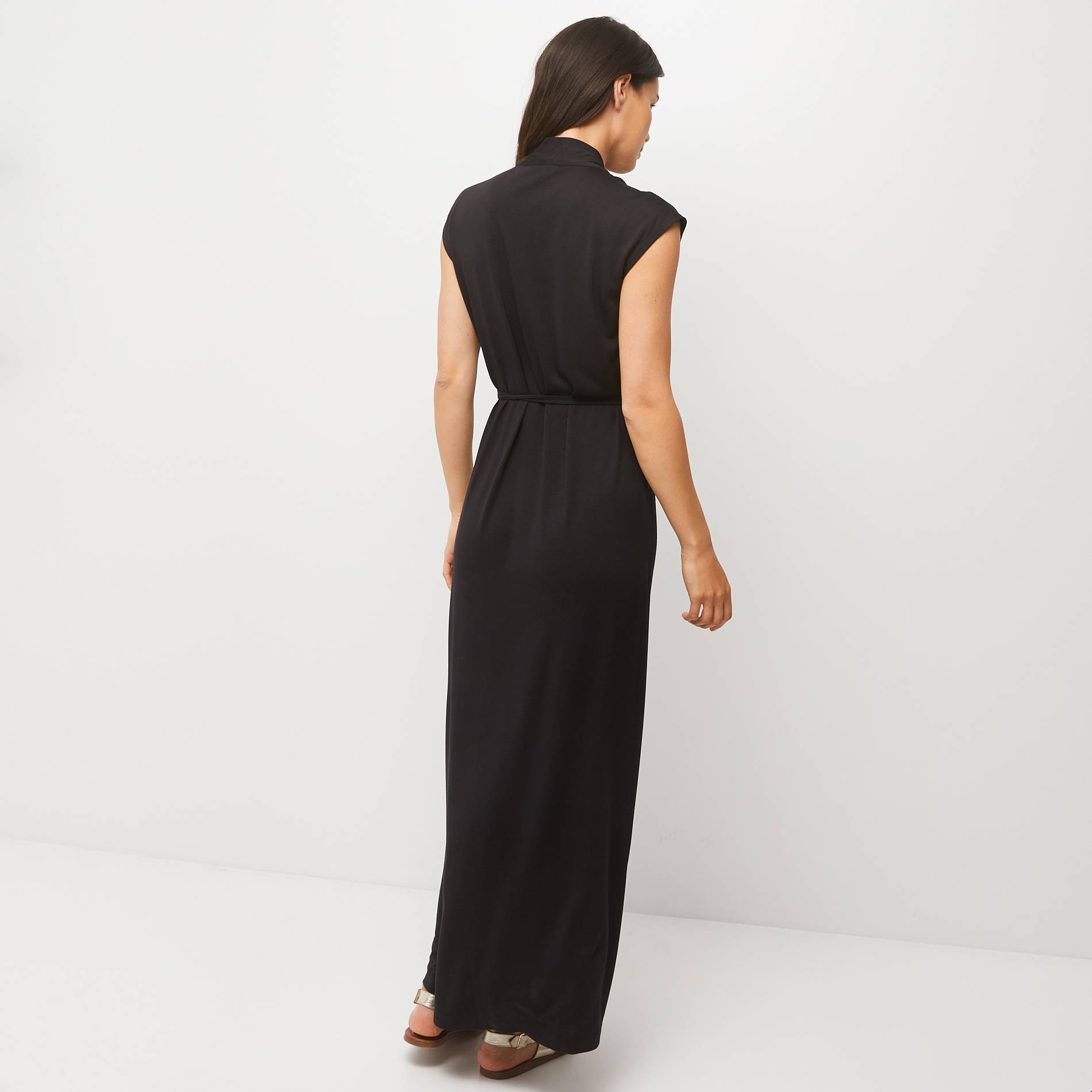 Robe contenant du modal, Noir, large image number 1.0
