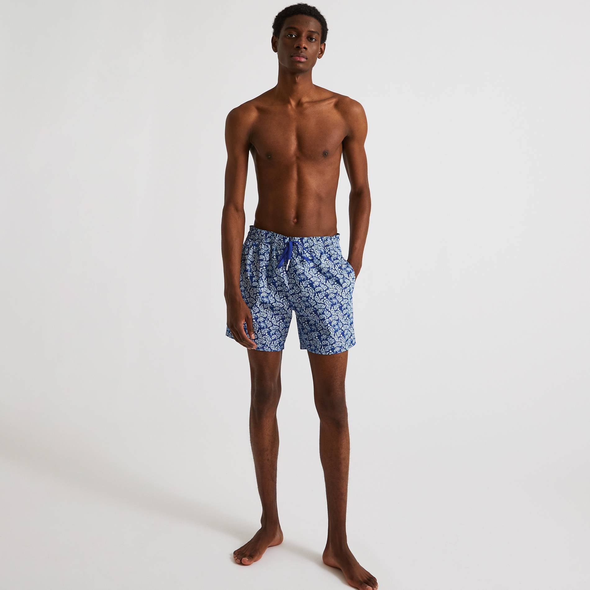 Short de bain, BLEU, large image number 0