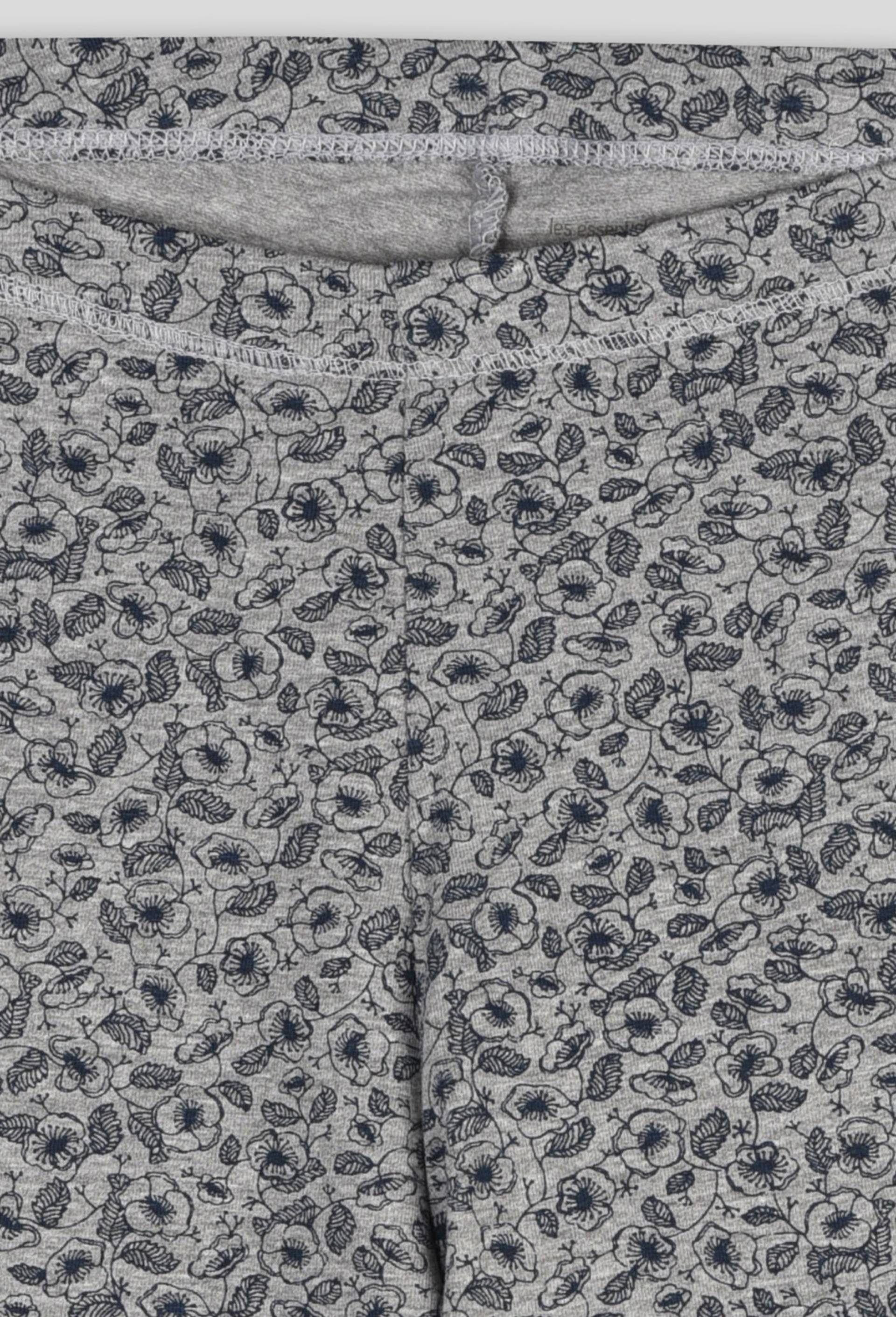 Legging imprimé en coton BIO, Gris, large image number 2