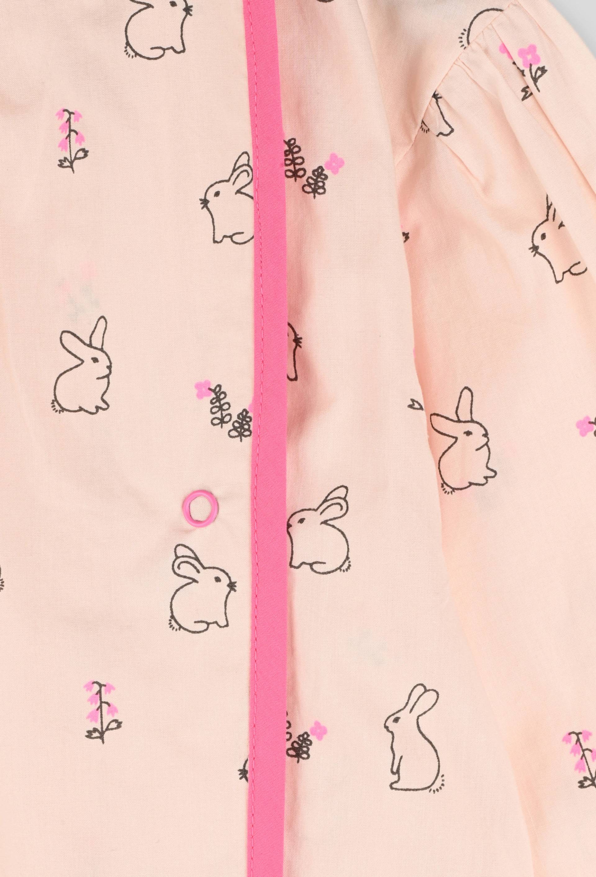 Tablier imprim&eacute; certifi&eacute; Oekotex, Rose clair, large image number 2