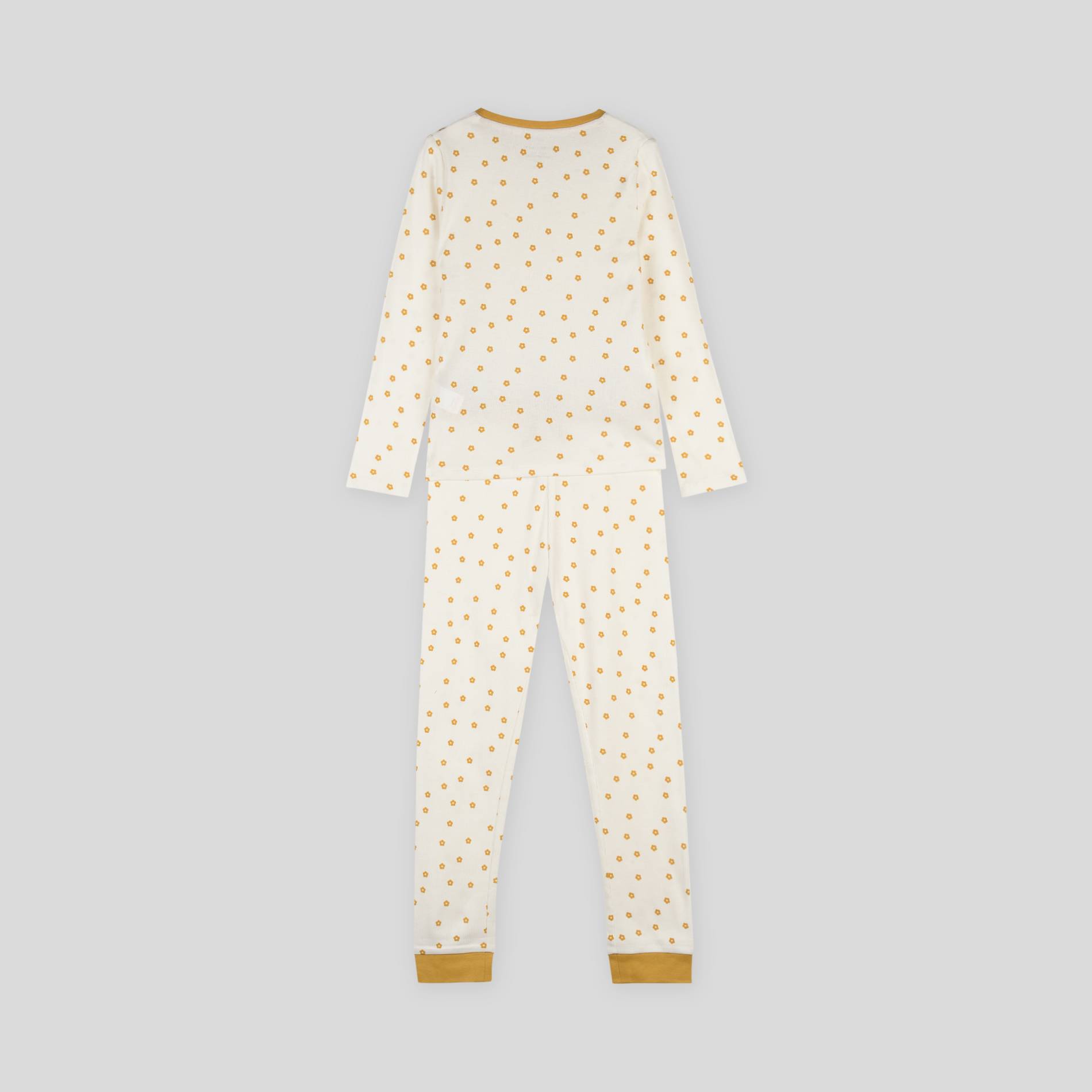 Pyjama en jersey imrpim{, Ecru, large image number 1.0