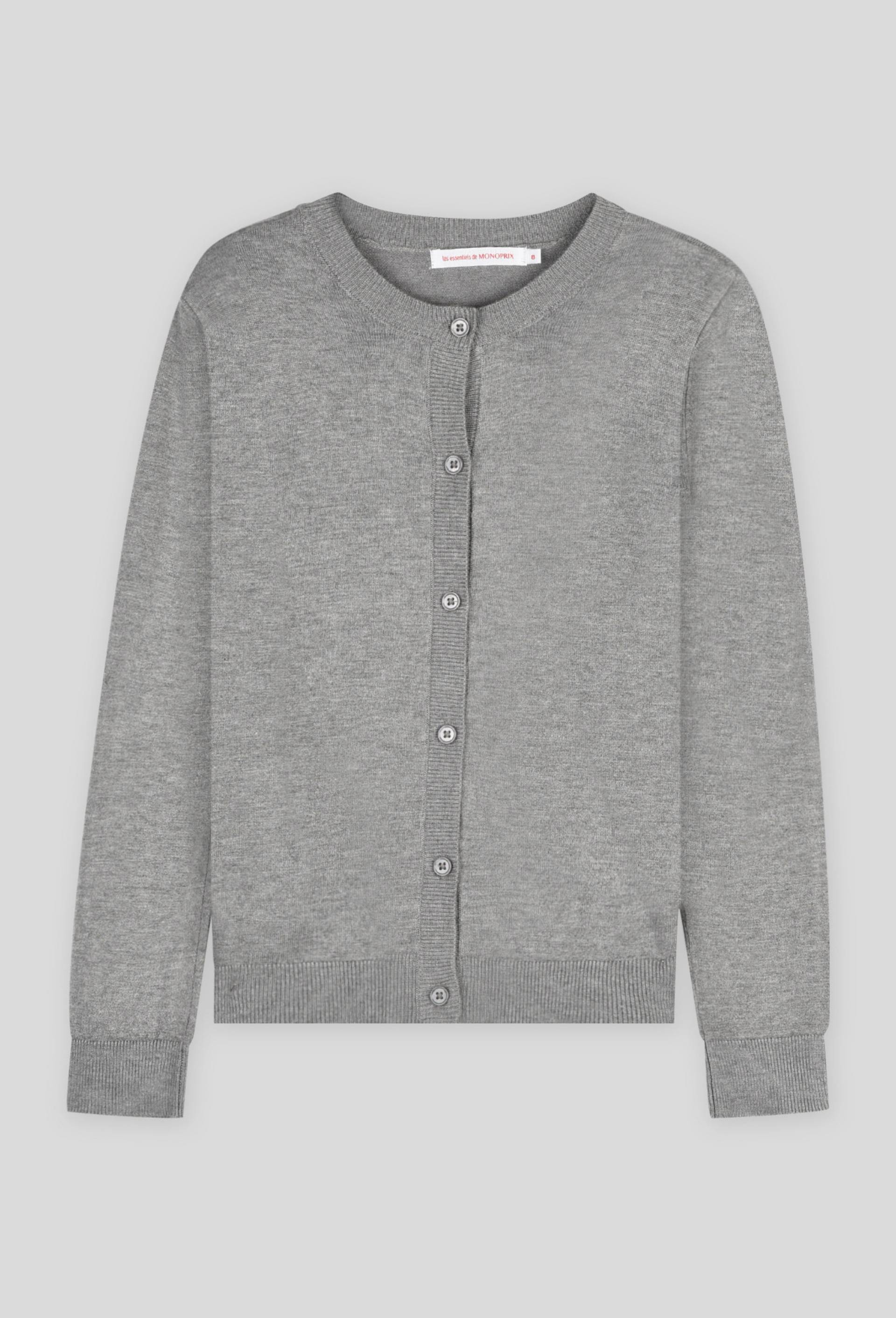 Cardigan, Gris, large image number 0