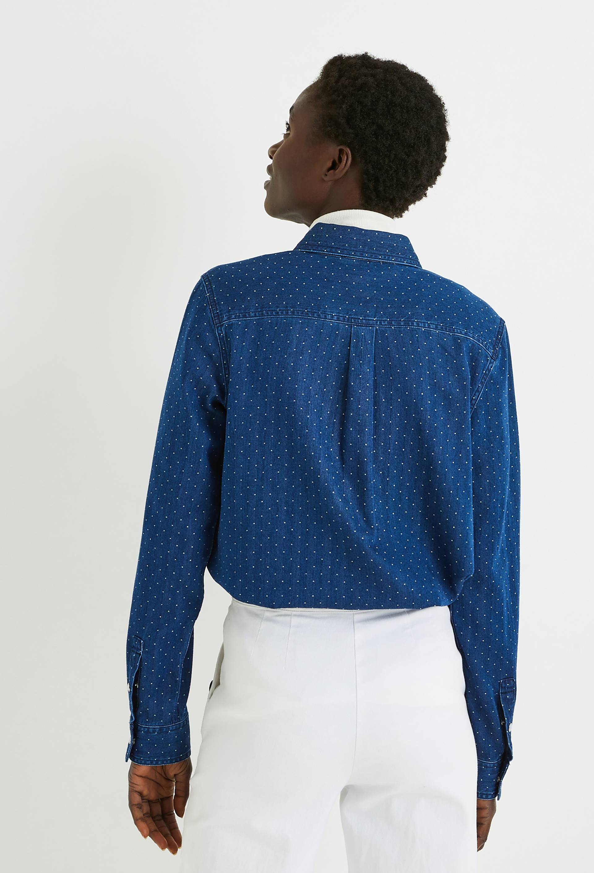 Chemise en jean, Bleu, large image number 1