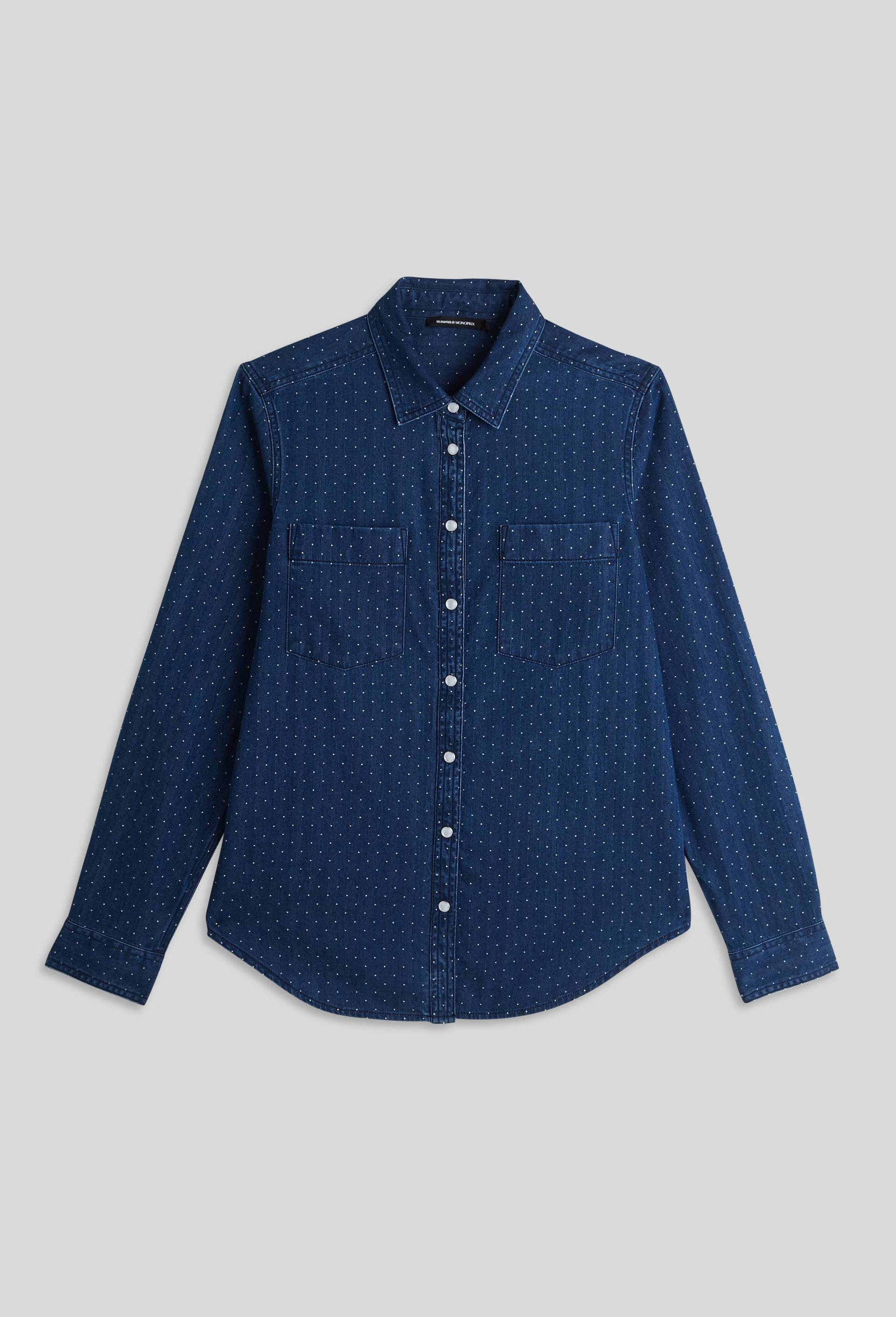 Chemise en jean, Bleu, large image number 2
