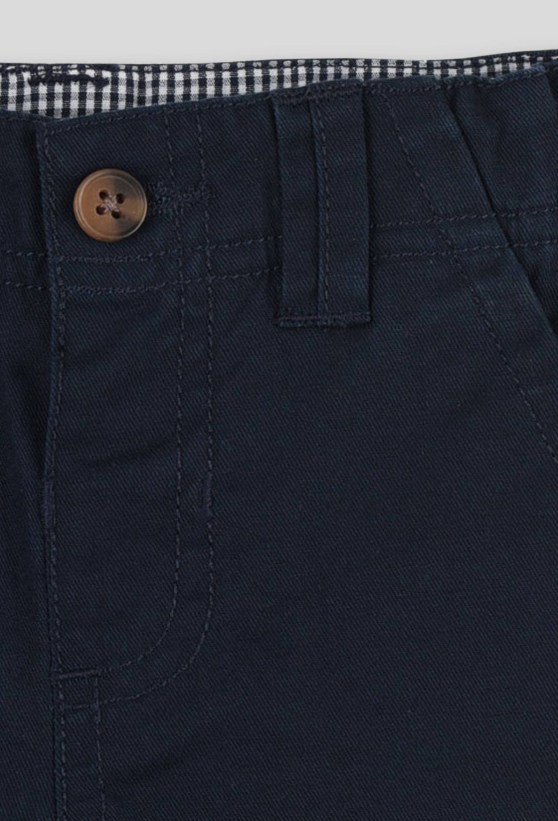 Pantalon en twill doublé certifié Oeko-Tex, Bleu foncé, large image number 2