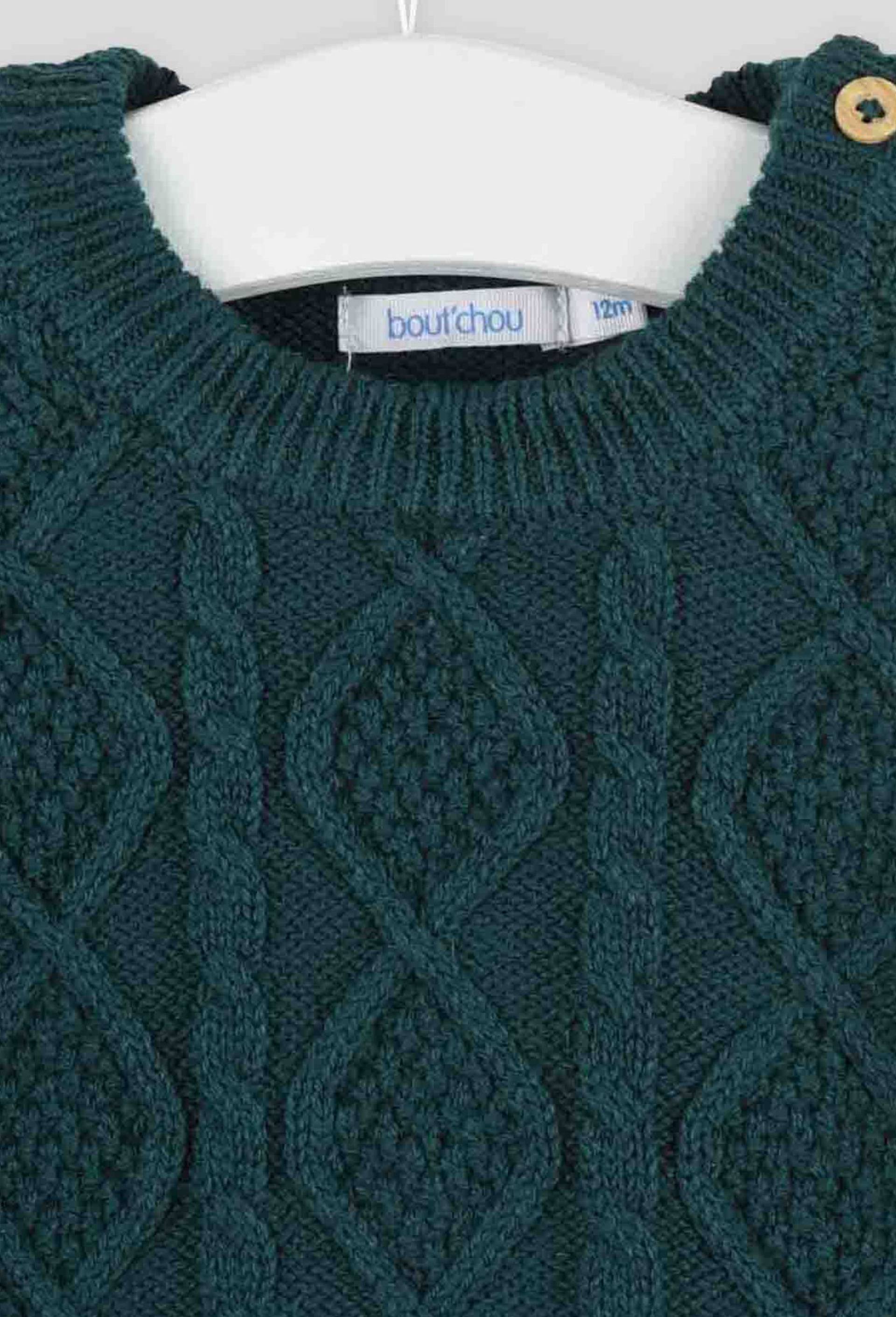 Pull torsadé certifié Oeko-Tex, Vert foncé, large image number 2