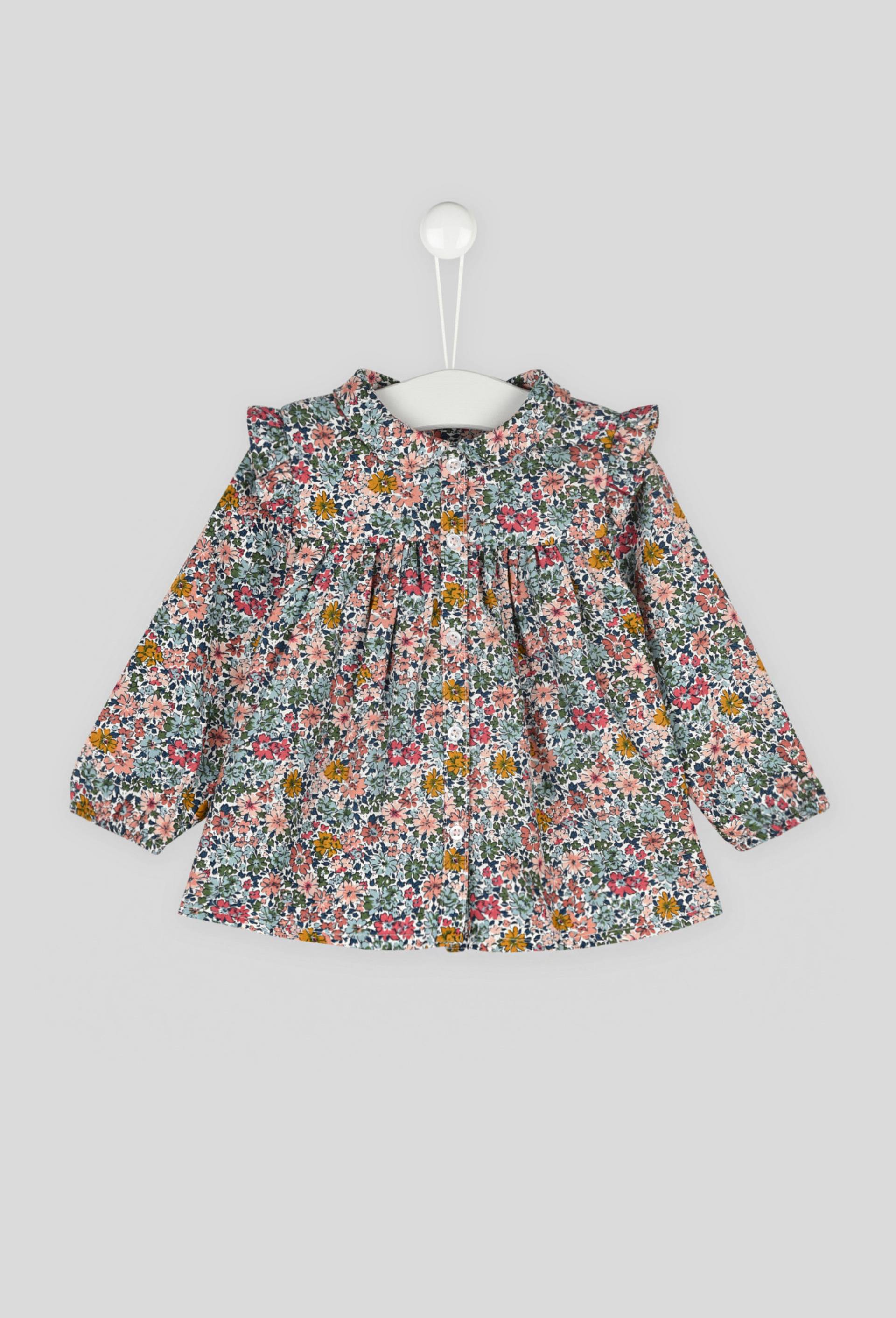 Blouse imprimée, Ecru, large image number 0.0