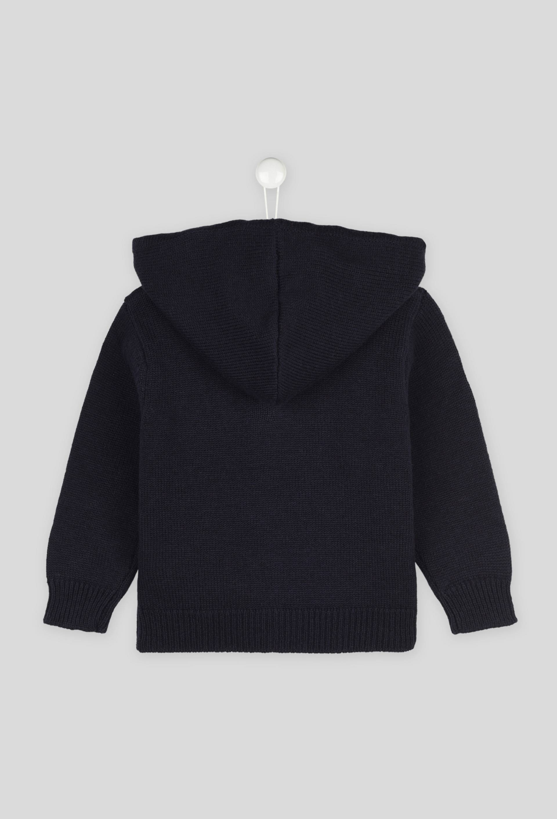 Cardigan uni certifié Oeko-Tex, Bleu foncé, large image number 1