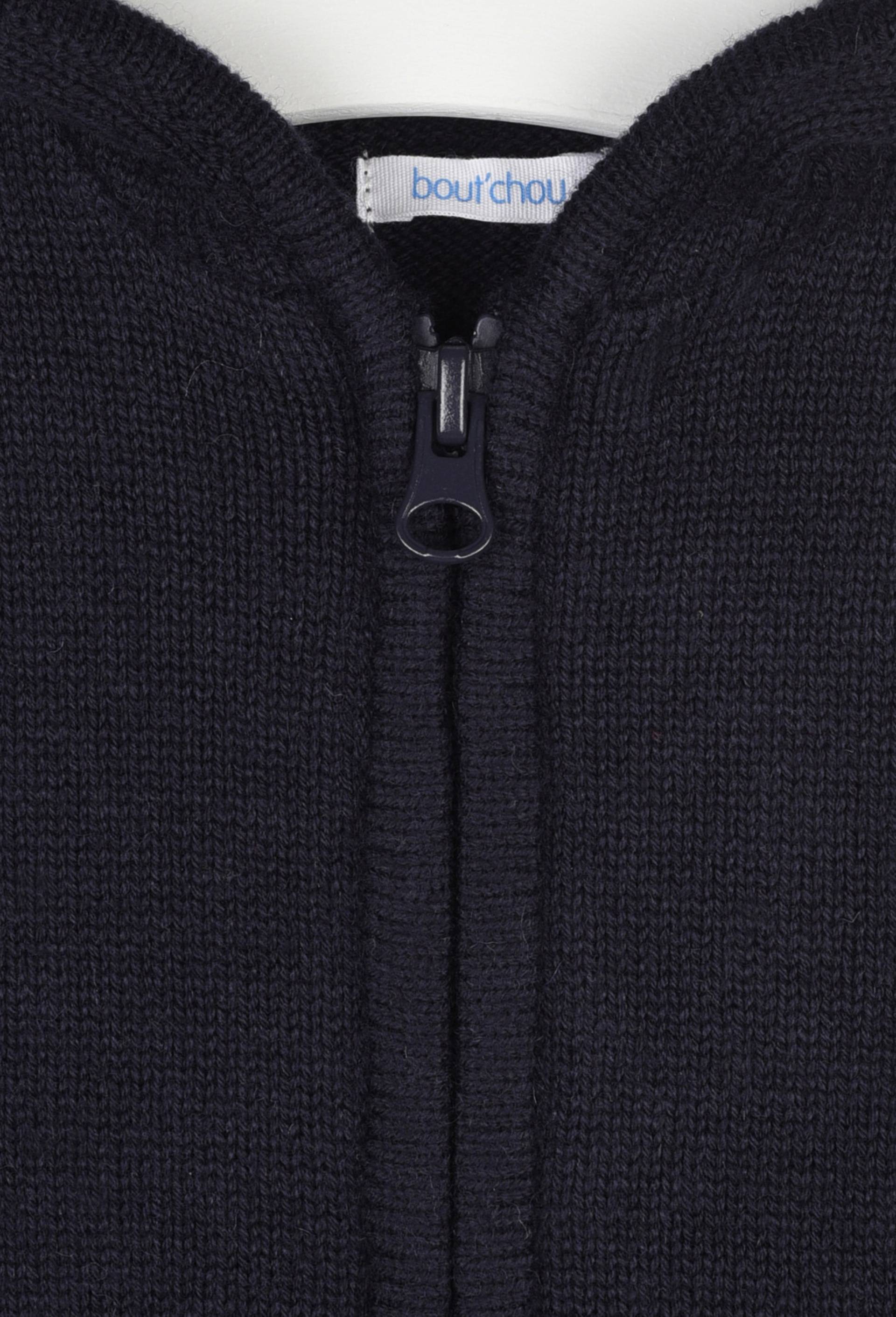 Cardigan uni certifié Oeko-Tex, Bleu foncé, large image number 2.0