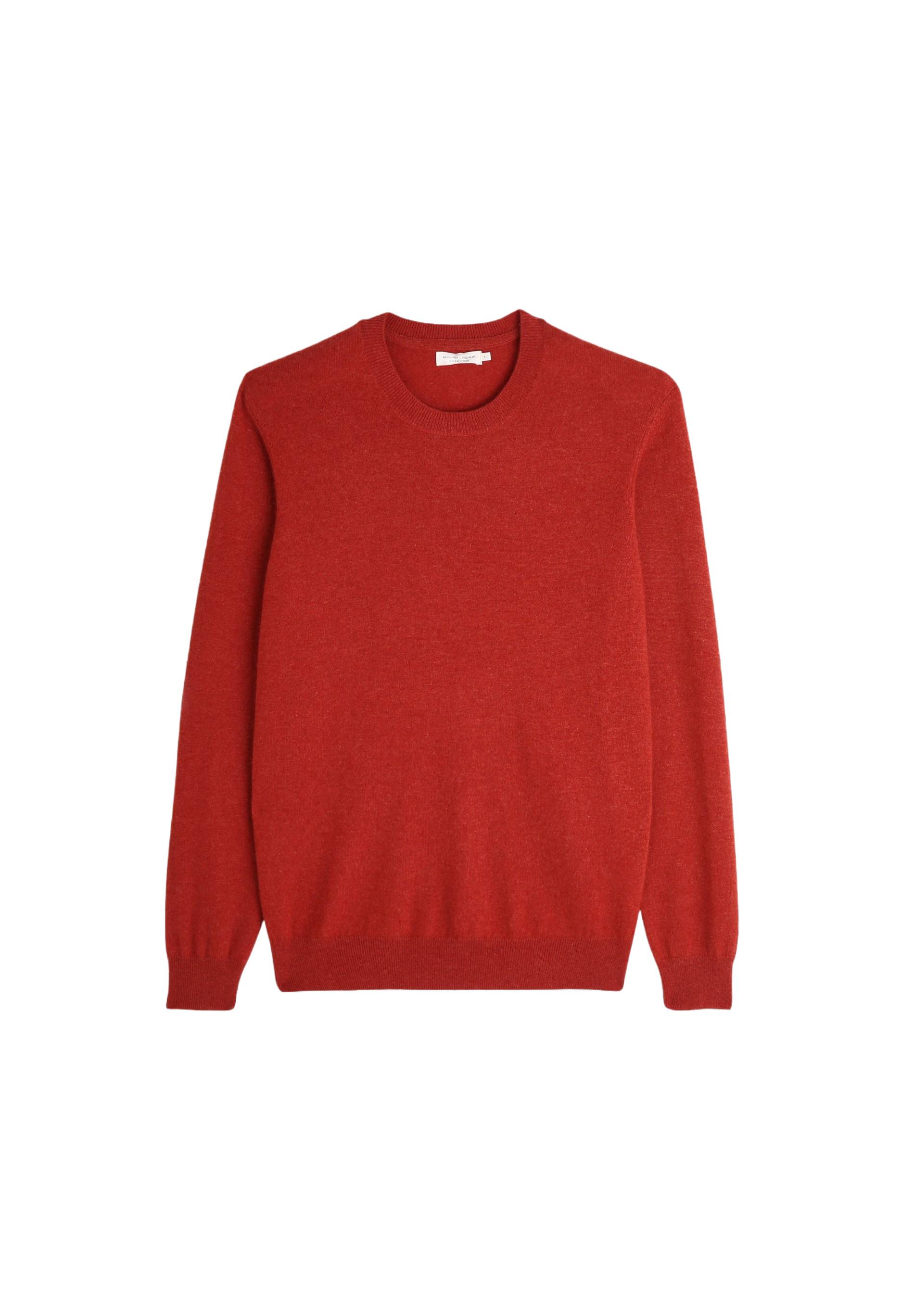 Pull col rond en 100% cachemire, Rouge fonc&eacute;, large image number 5