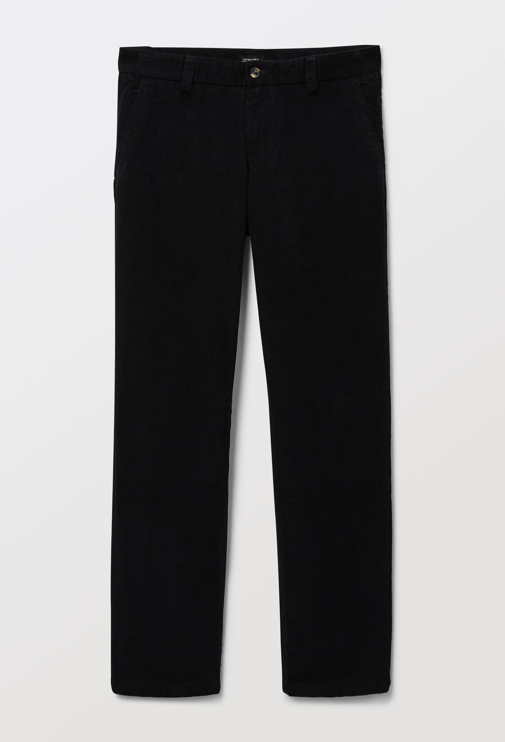 Pantalon velours en coton BIO GOTS, Bleu fonc&eacute;, large image number 2.0