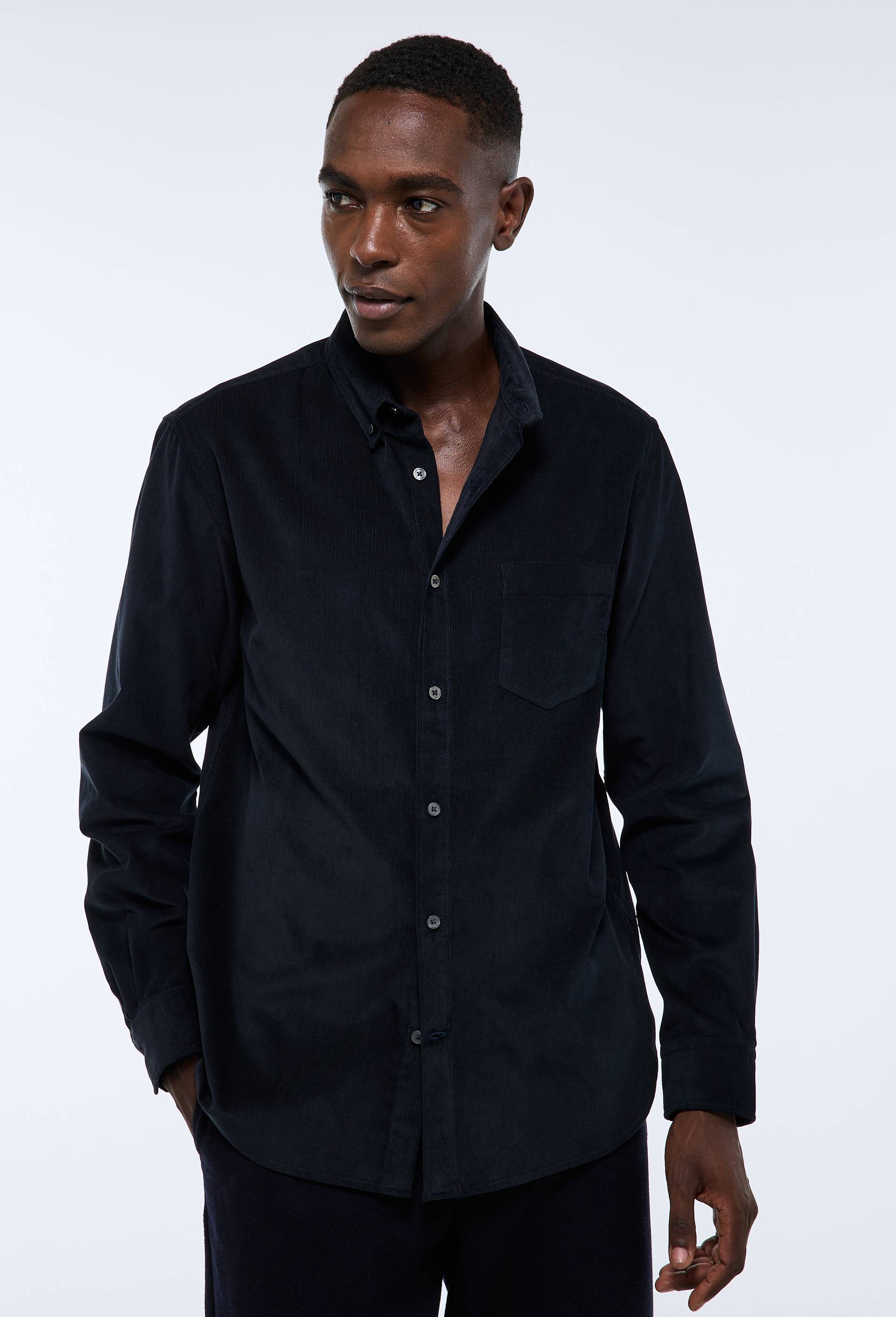 Chemise manches longues velours en coton BIO GOTS - MONOPRIX - Modalova