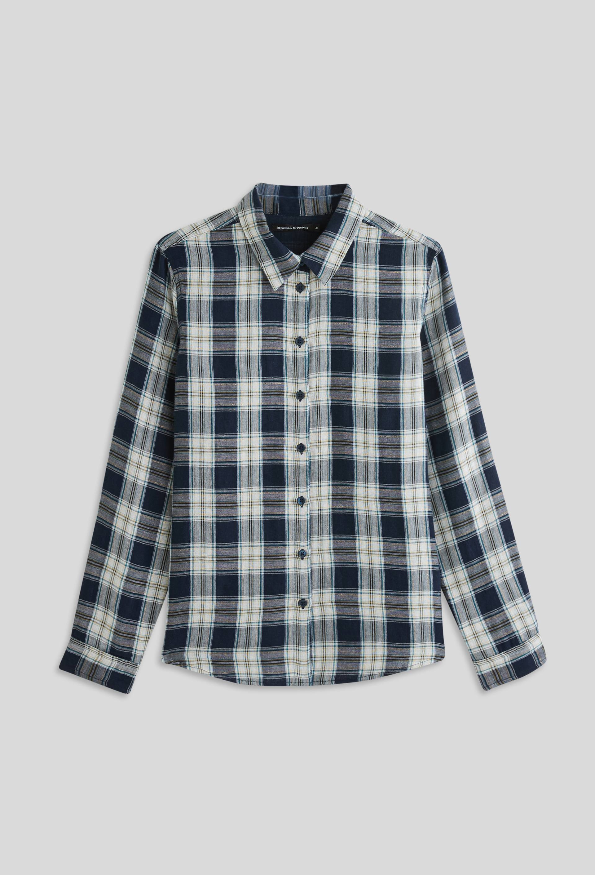 Chemise manches longues, Ecru, large image number 2.0