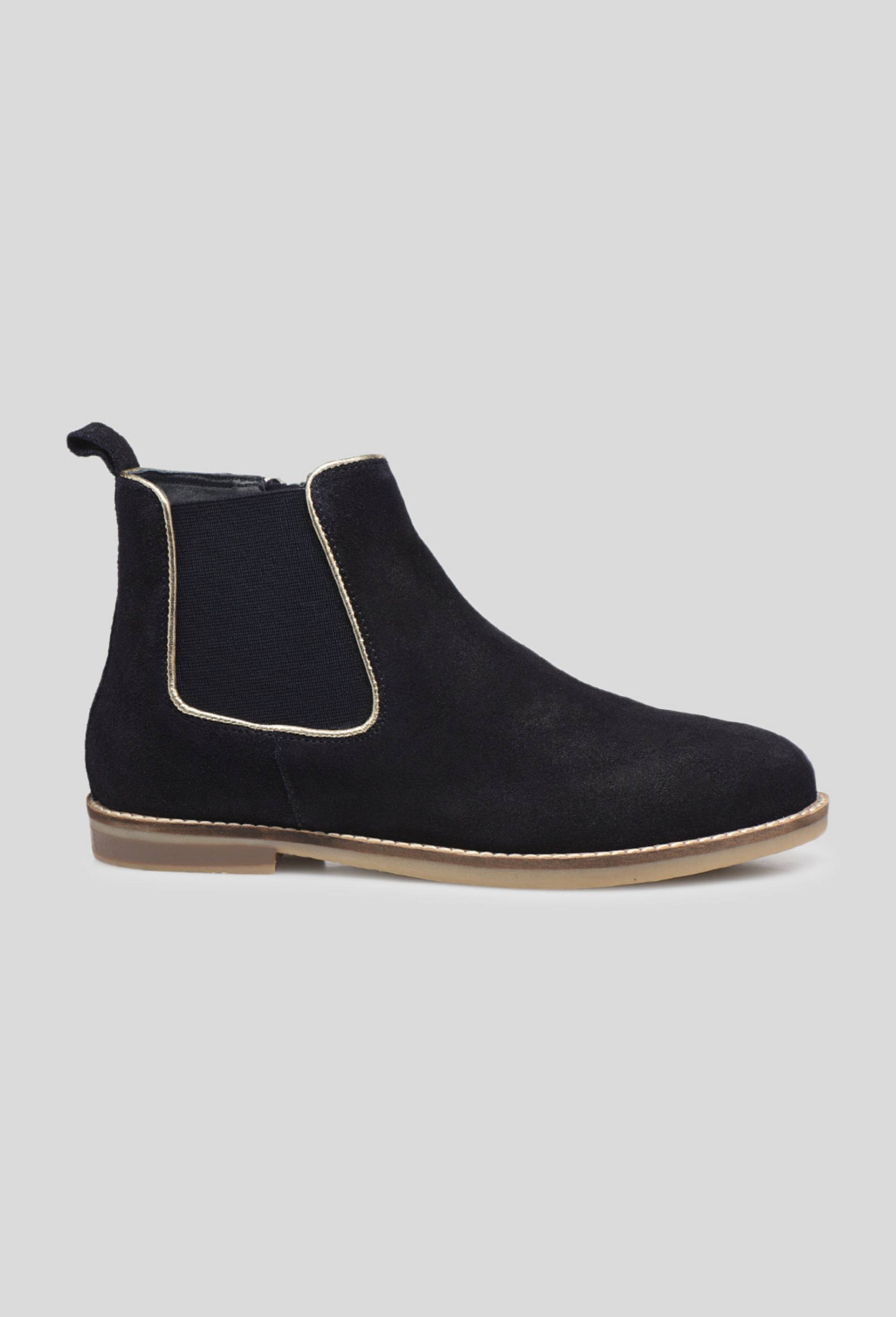 Bottines chelsea cuir, Bleu foncé, large image number 1.0