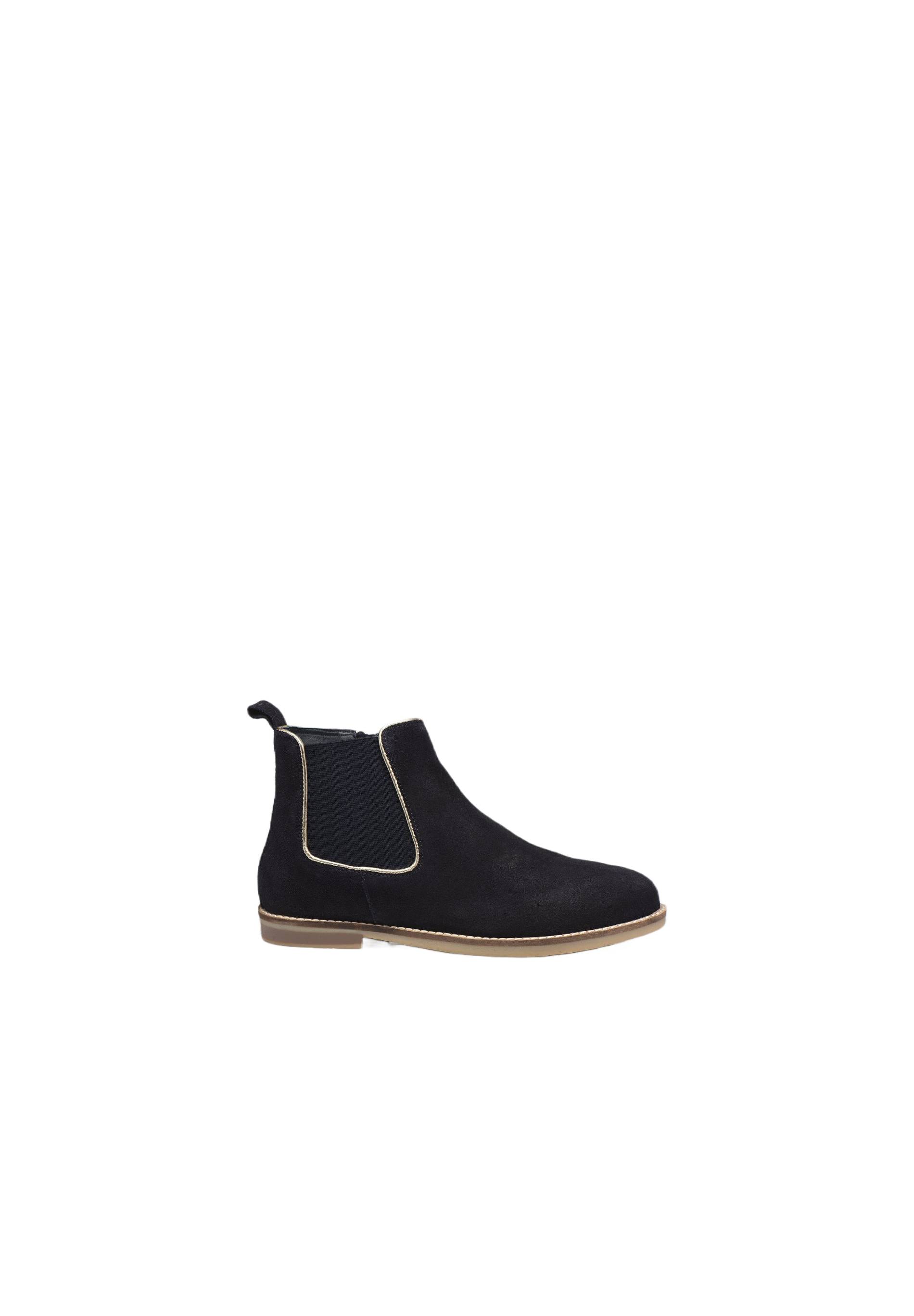 Bottines chelsea cuir, Bleu foncé, large image number 4.0
