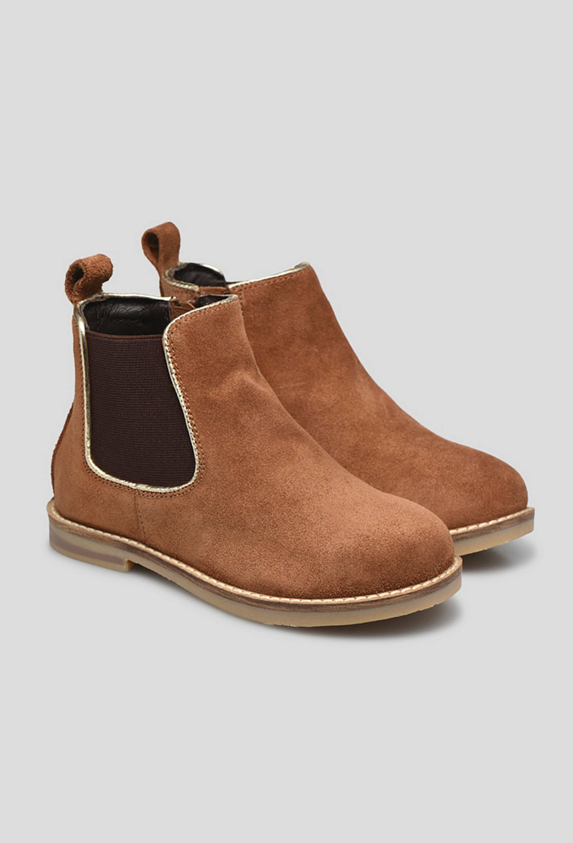 Bottines chelsea cuir, Brun clair, large image number 0.0