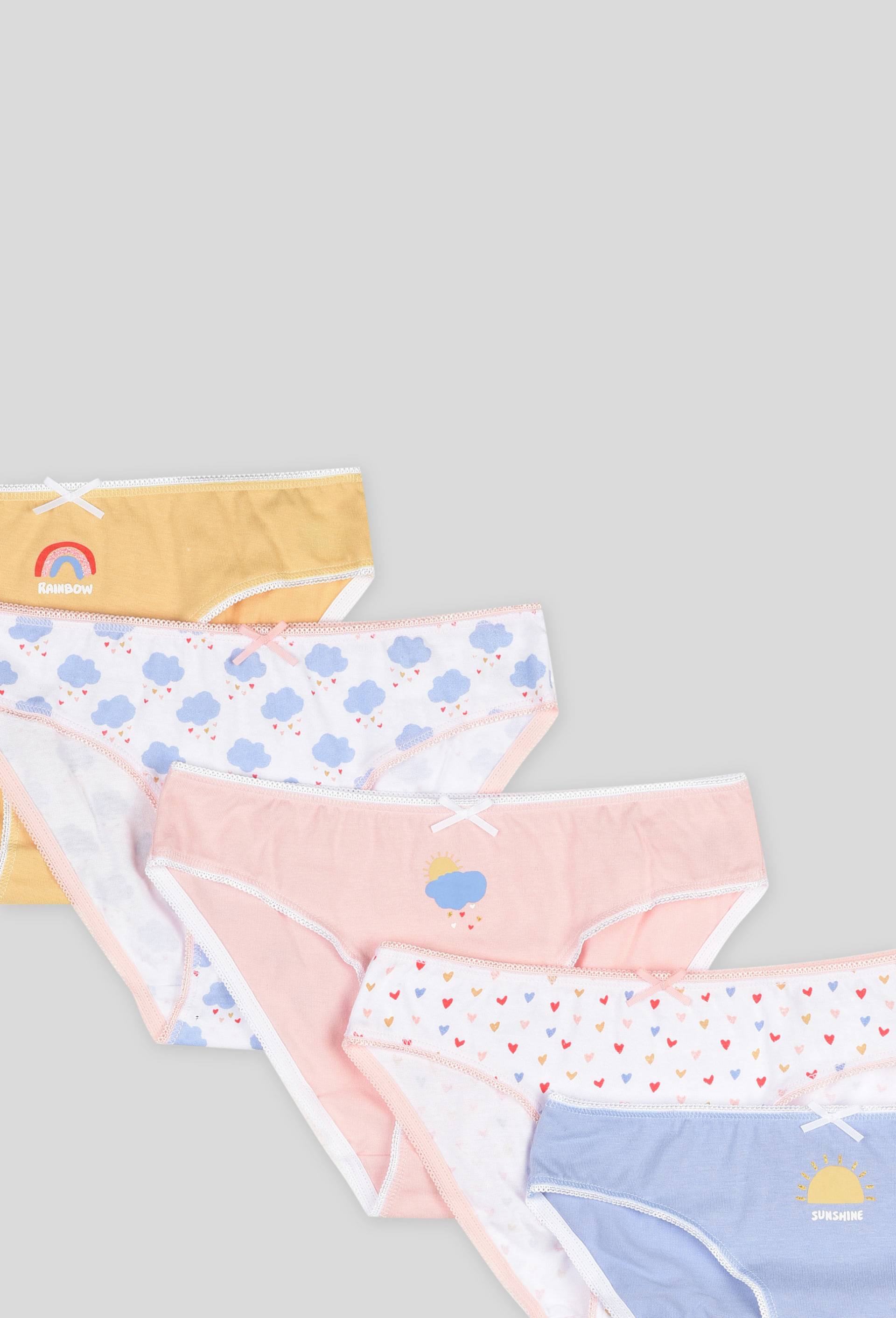 Lot de 5 culottes  imprimées, Blanc, large image number 2
