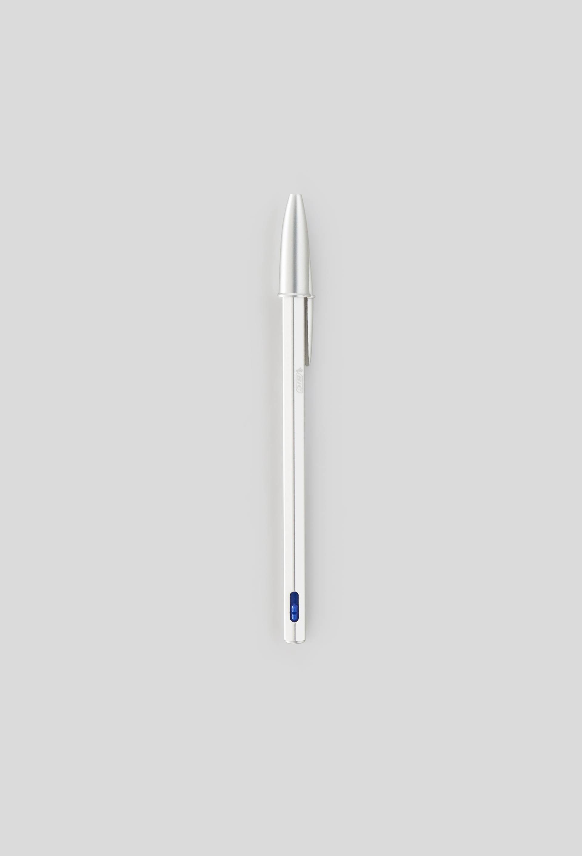 Pack BIC Cristal Re'New + 2 recharges - Bleu, Orange, large image number 0
