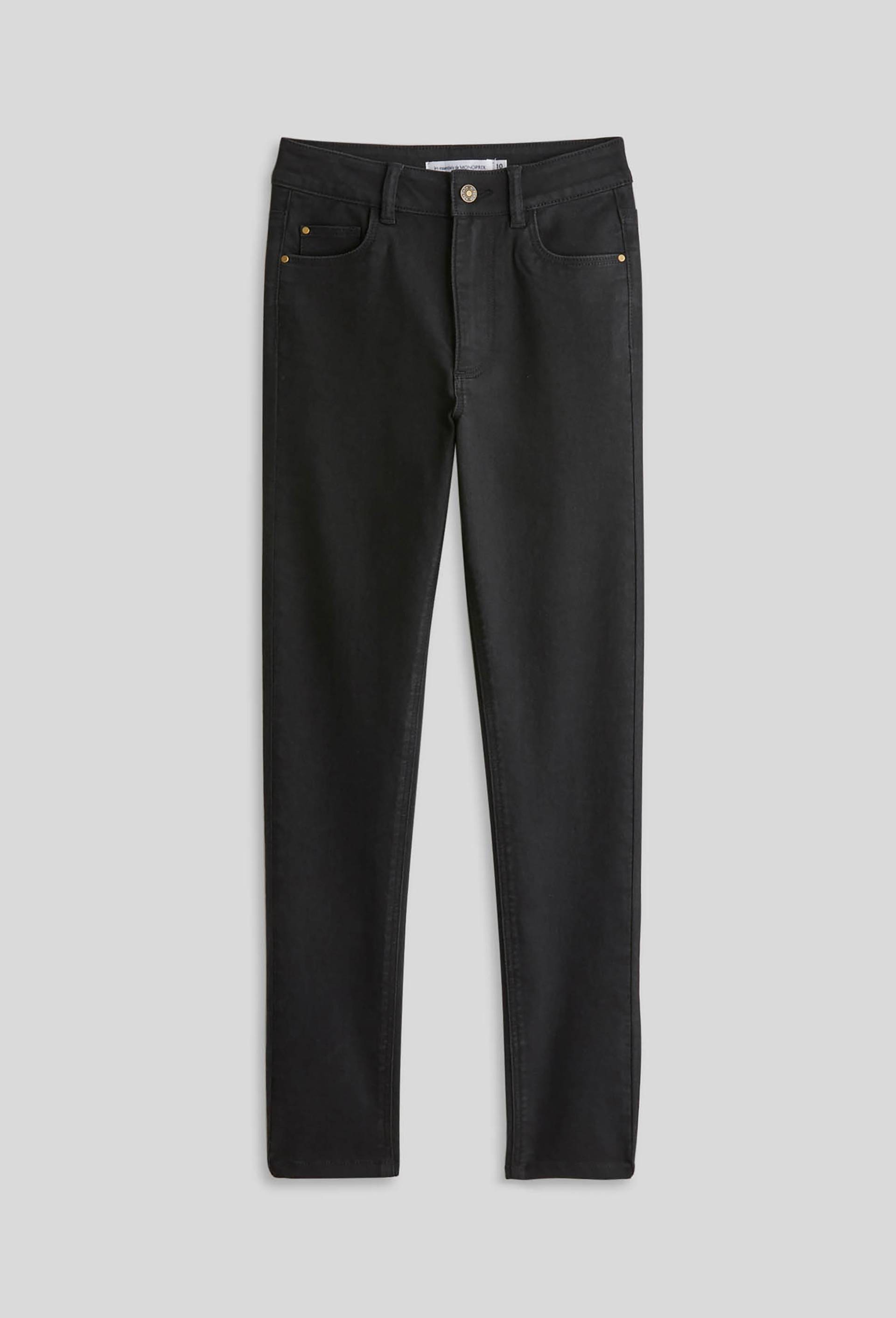 Jean taille haute, Noir, large image number 1
