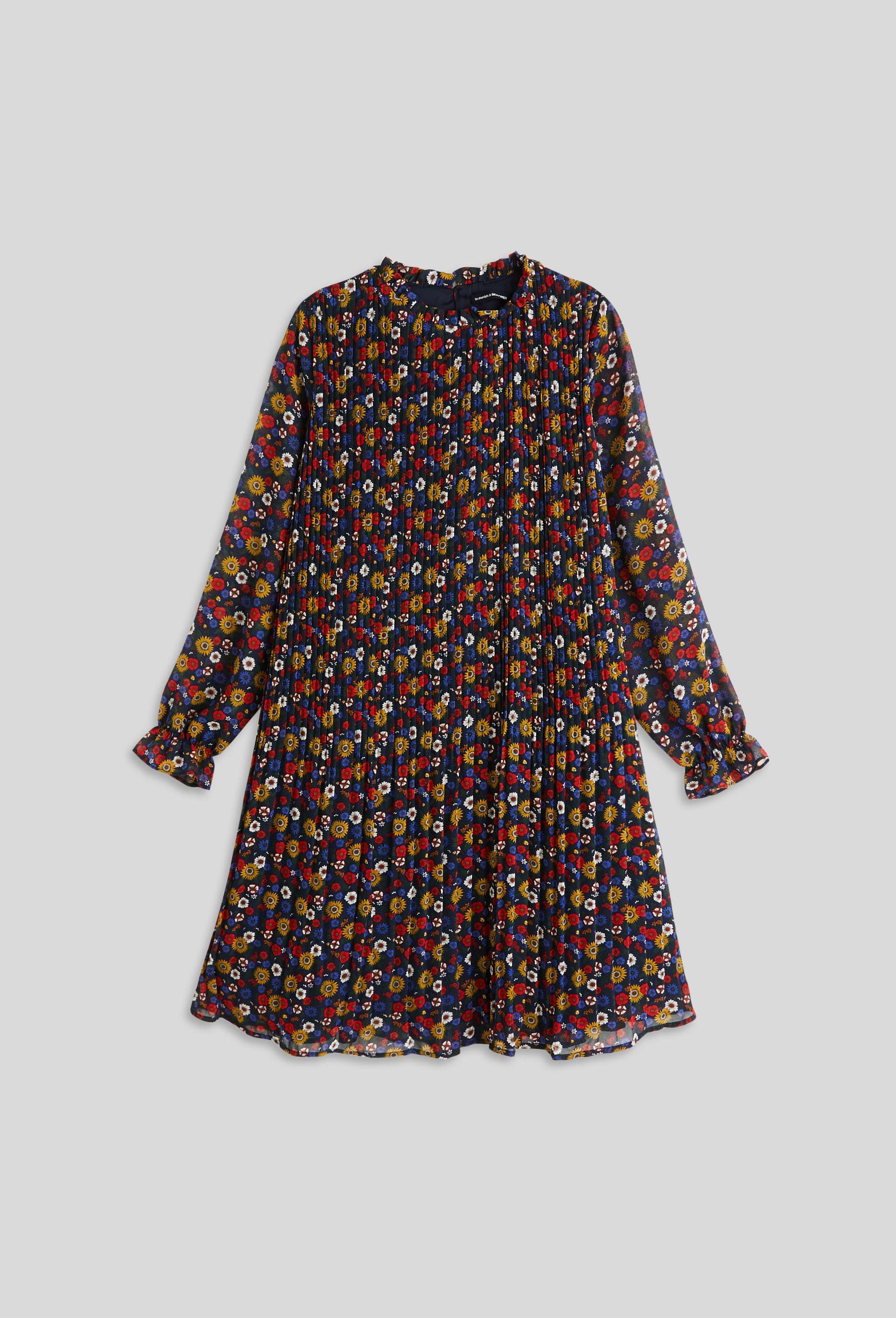 Robe manches longues, Bleu foncé, large image number 2.0