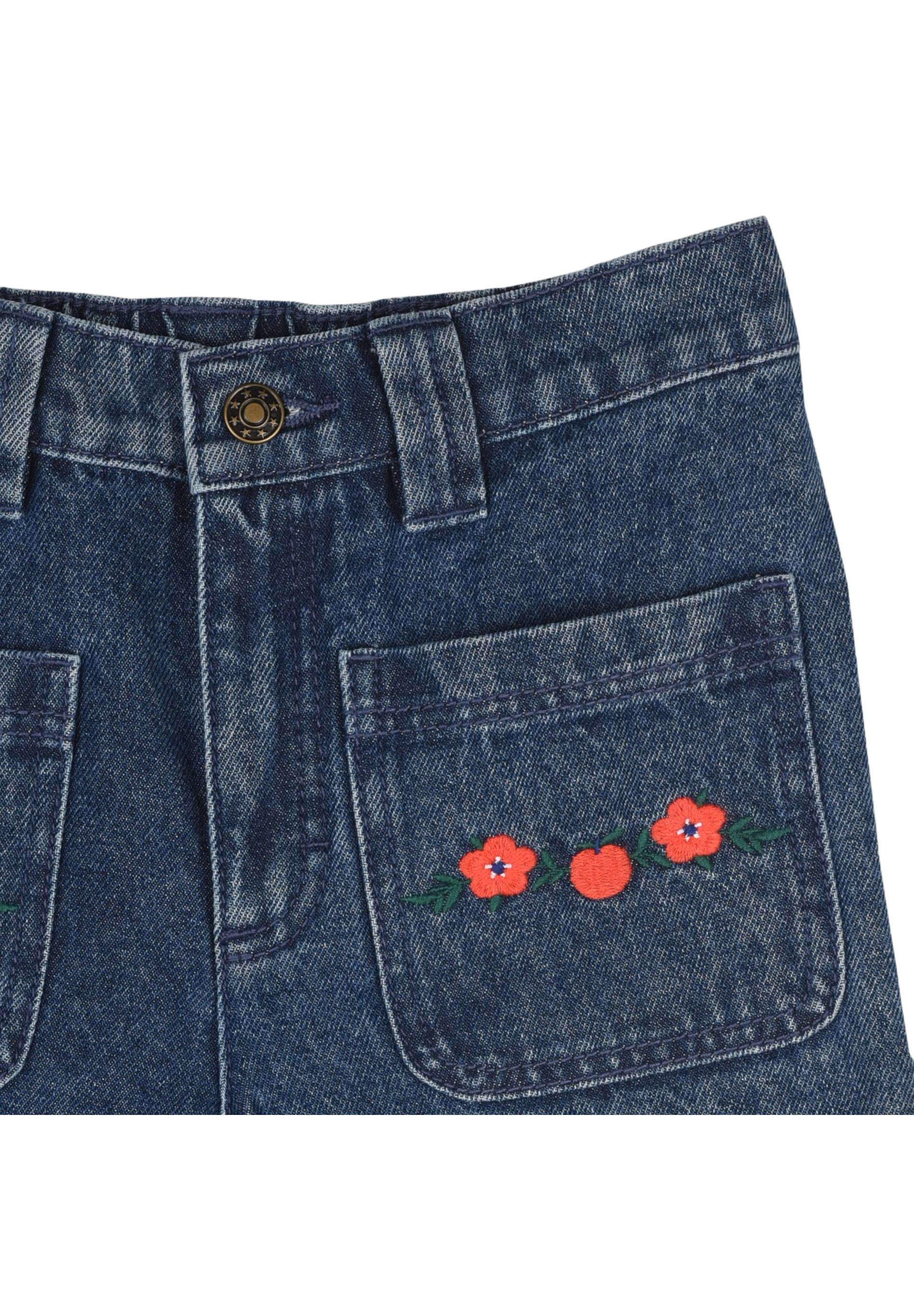 Jean large certifié Oekotex, Bleu foncé, large image number 5