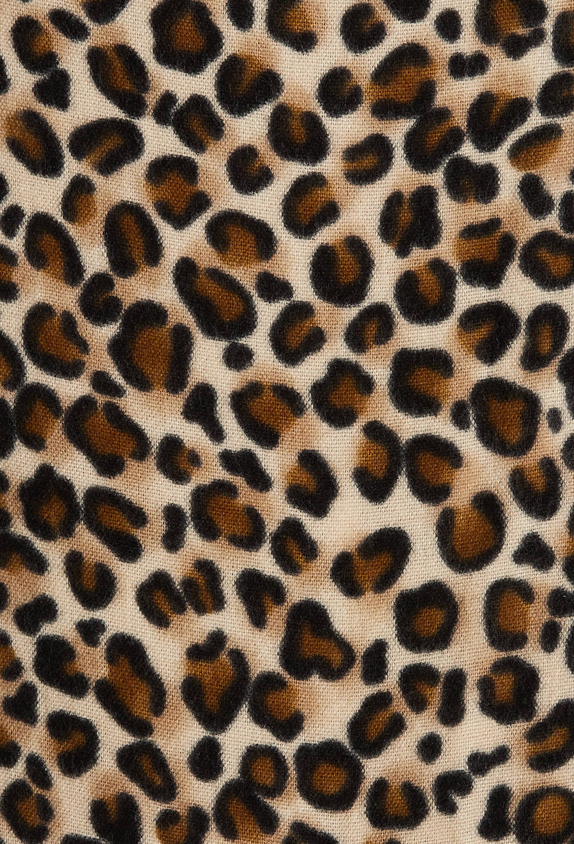 Echarpe imprim&eacute;s L&eacute;opard, Beige clair, large image number 2