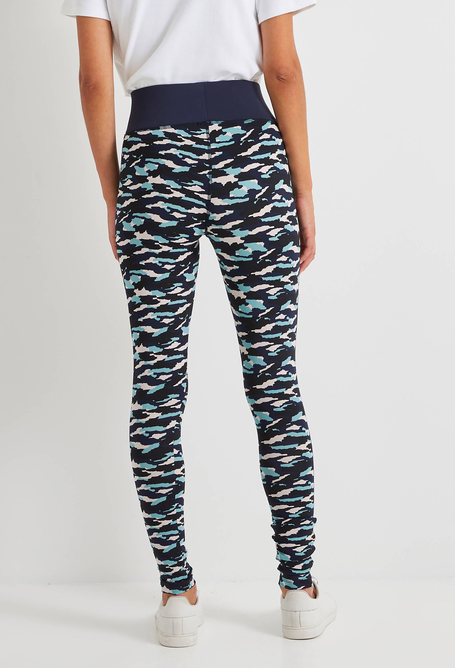 Legging Camouflage, Bleu foncé, large image number 1