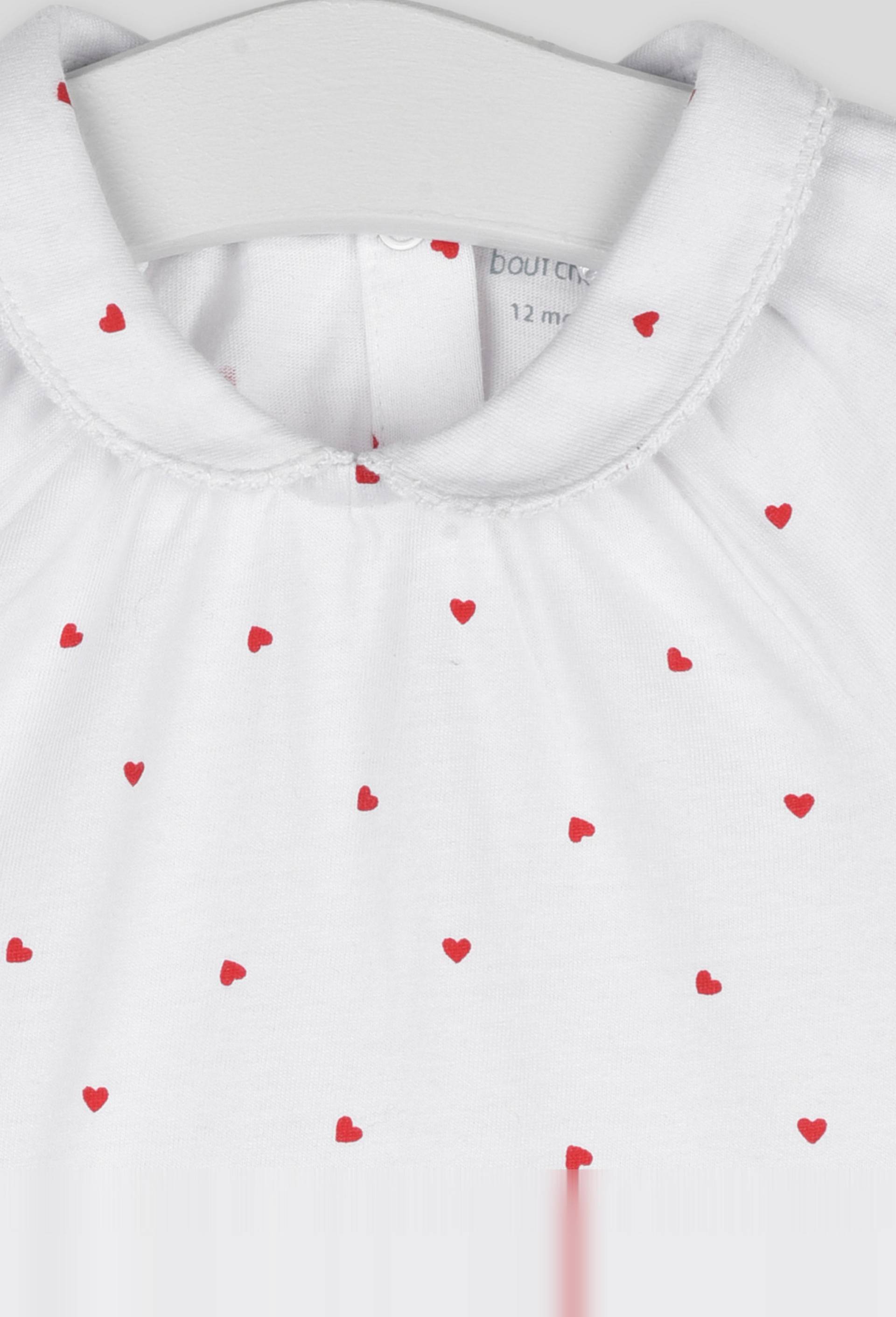 Blouse imprim{e en coton BIO, Rose clair, large image number 2.0