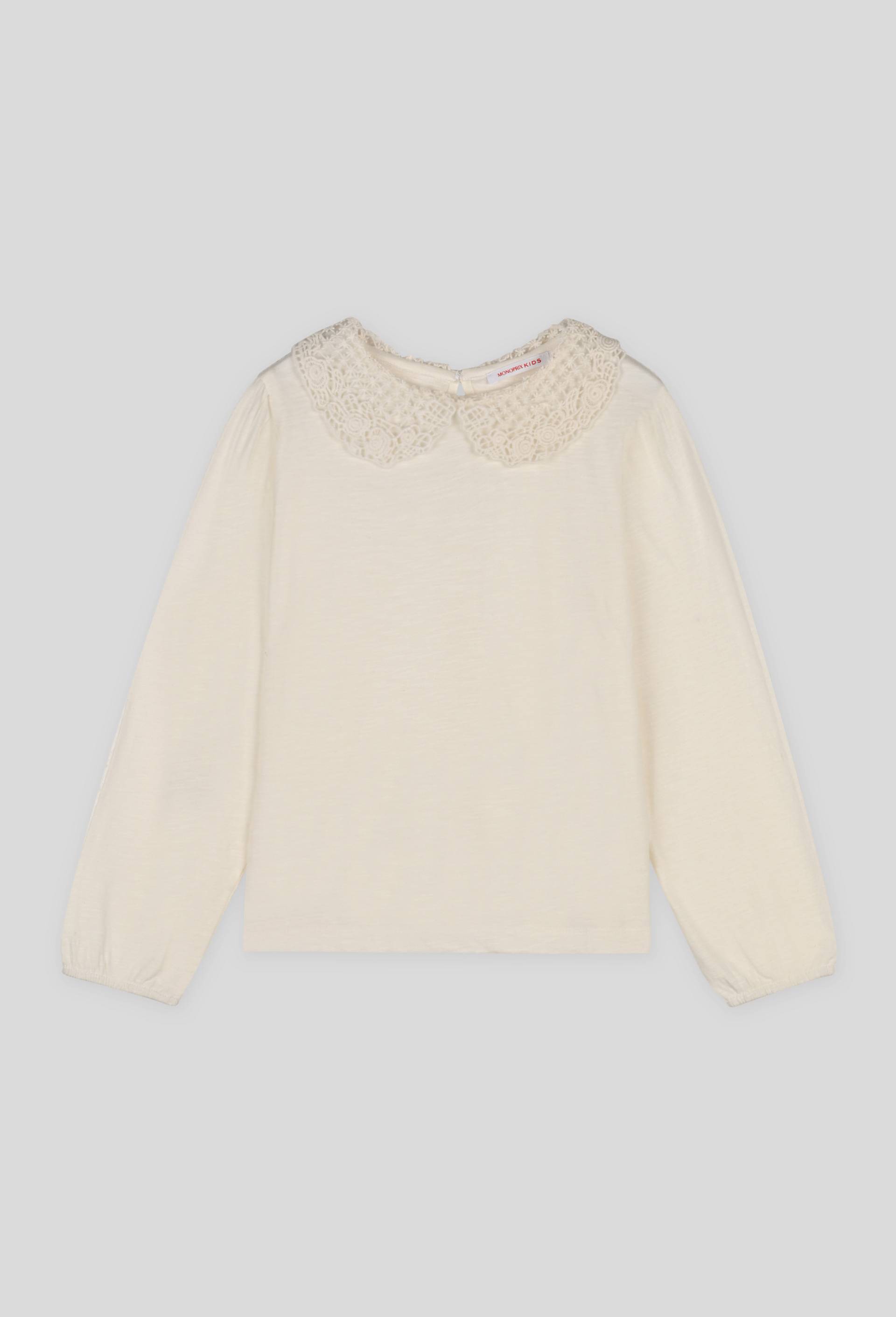 Tee-shirt en coton BIO, Ecru, large image number 0.0