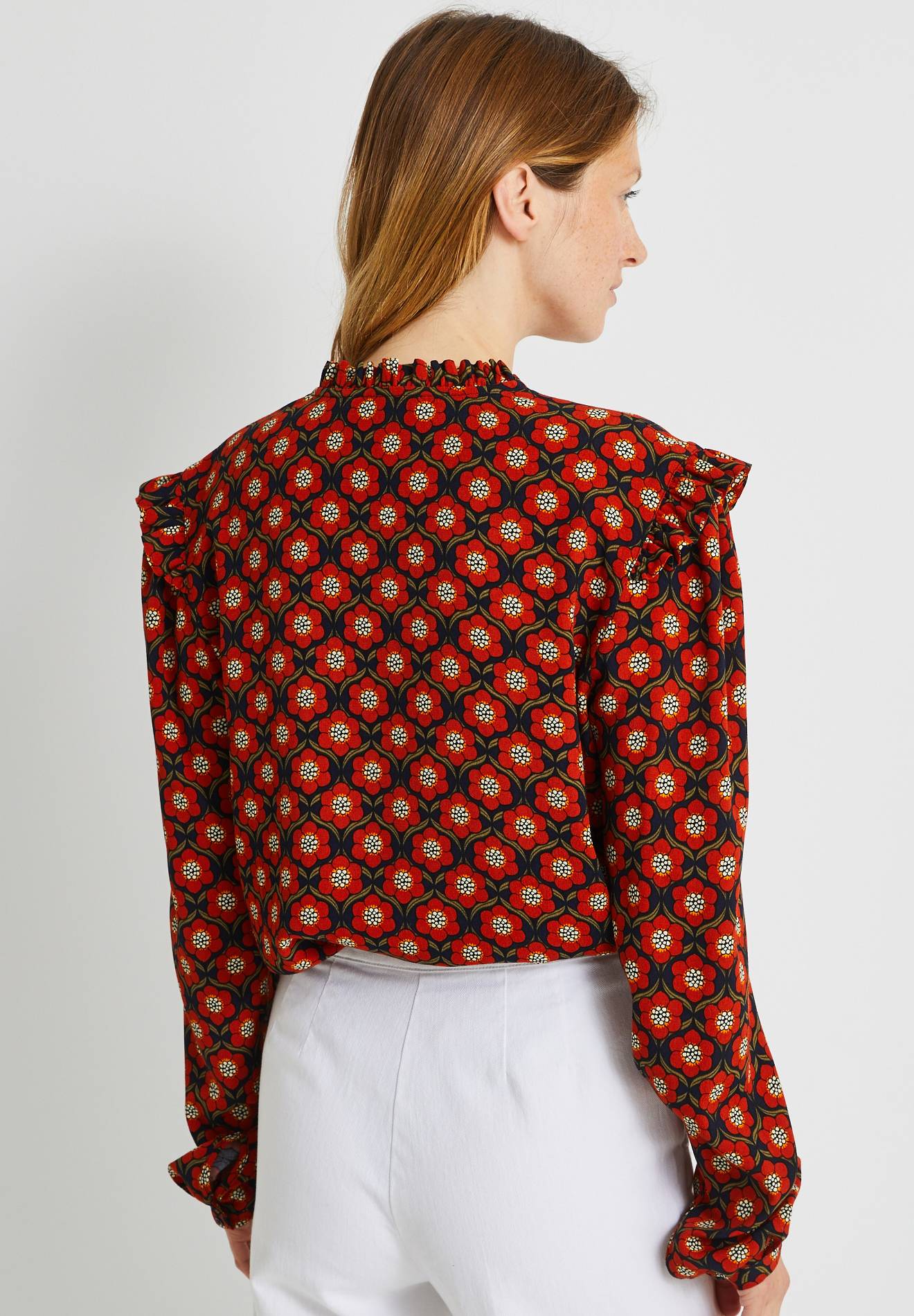 Blouse, Bleu fonc&eacute;, large image number 4