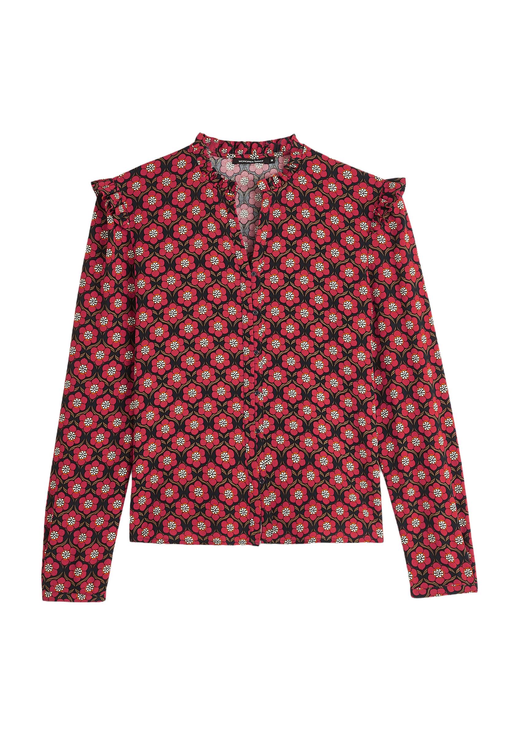 Blouse, Bleu fonc&eacute;, large image number 5
