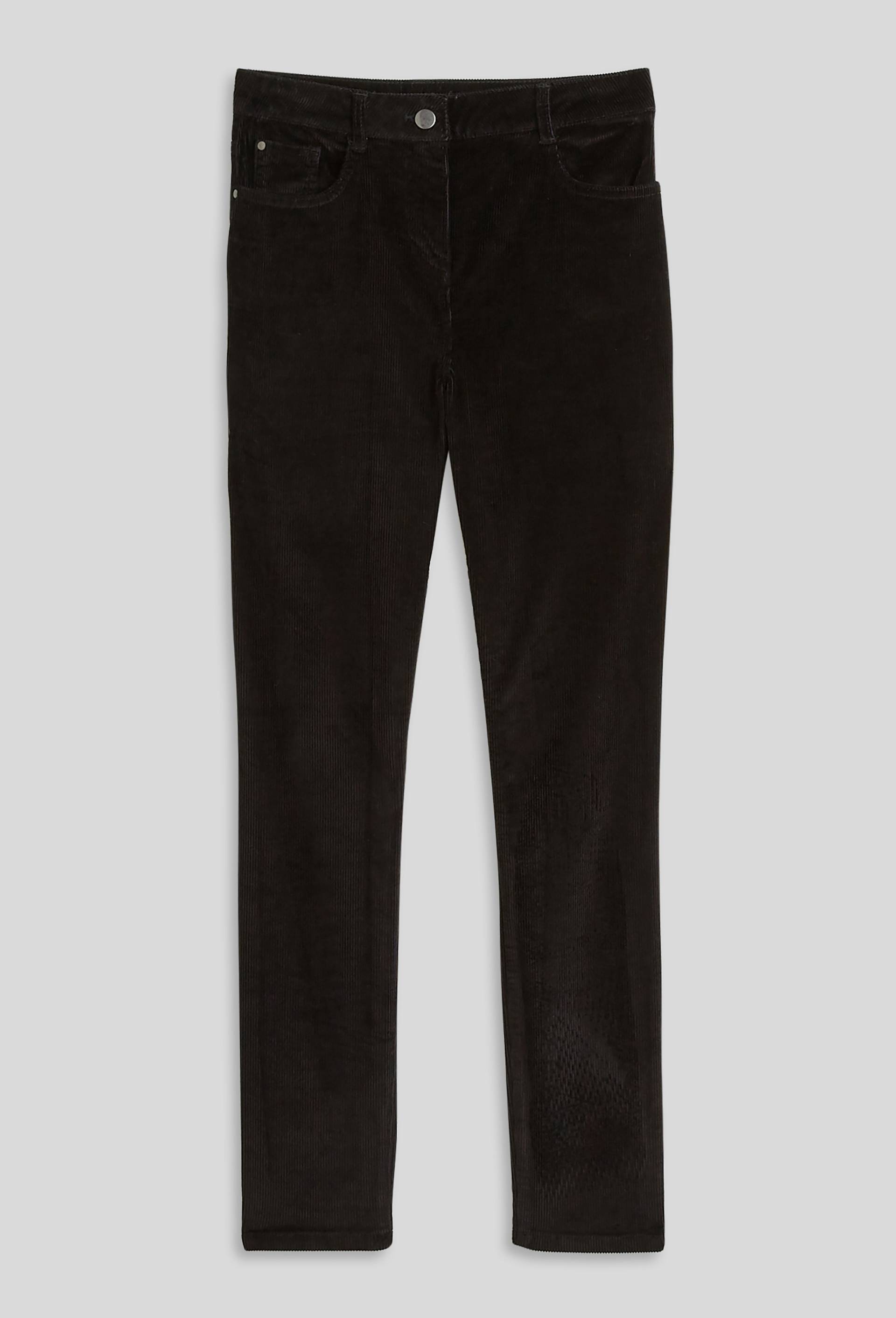 Pantalon slim en velours, Noir, large image number 2