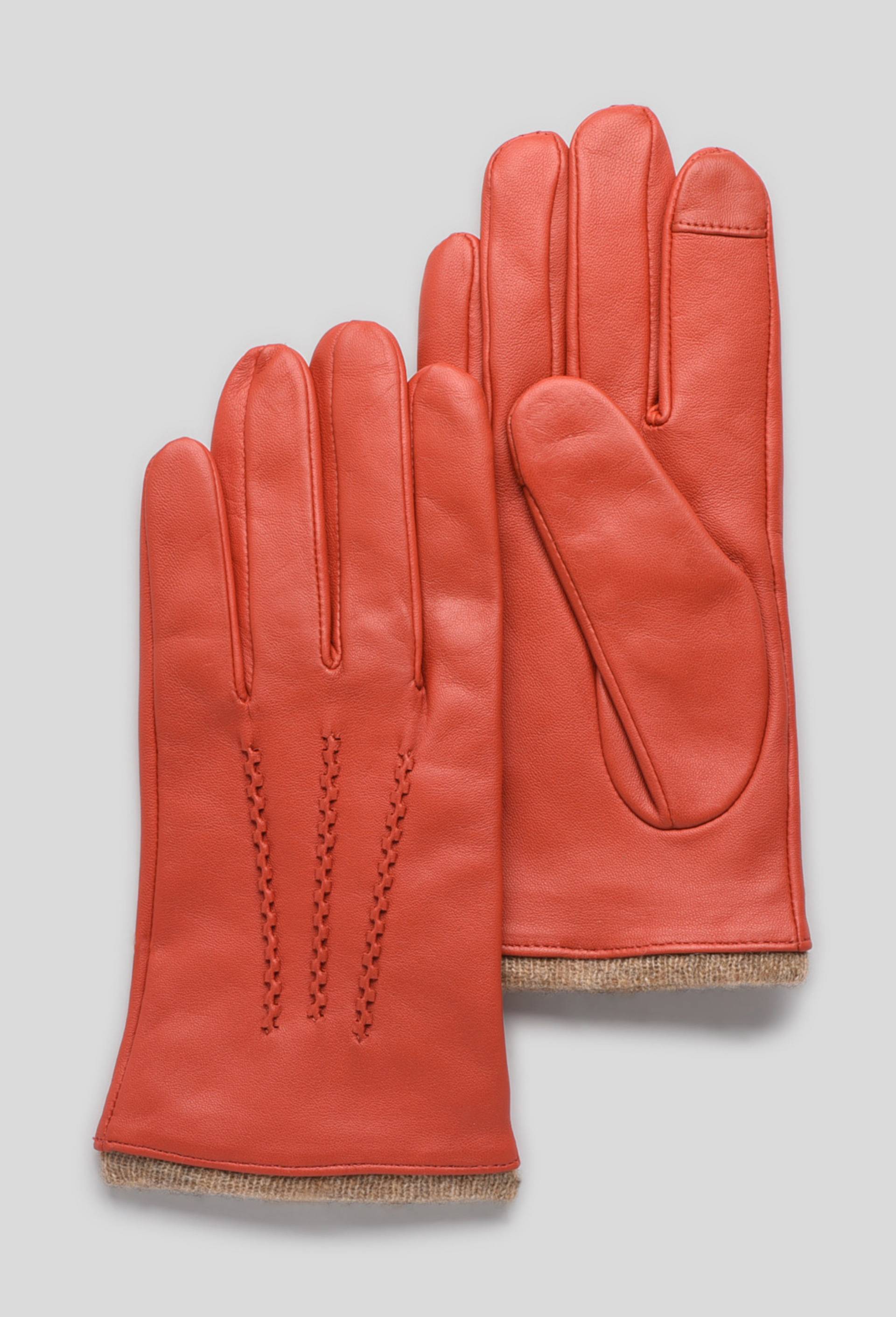Gants en cuir, Rouge, large image number 0