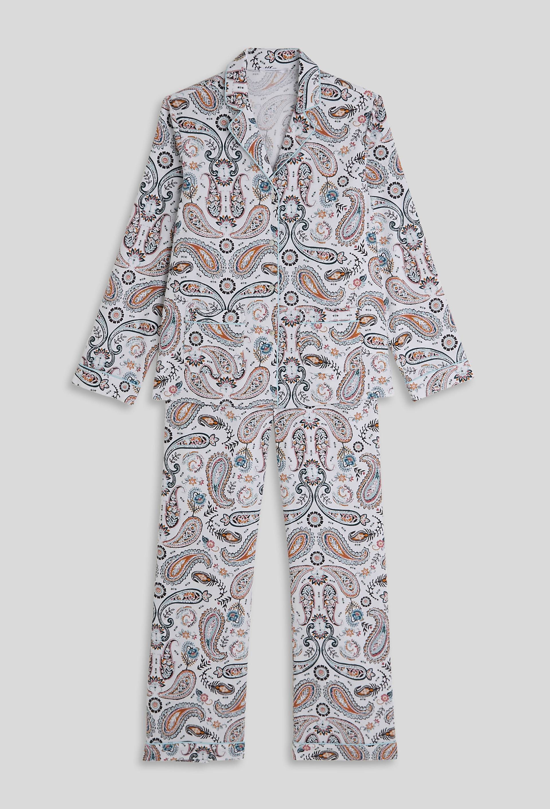 Pyjama en coton BIO, Ecru, large image number 2.0