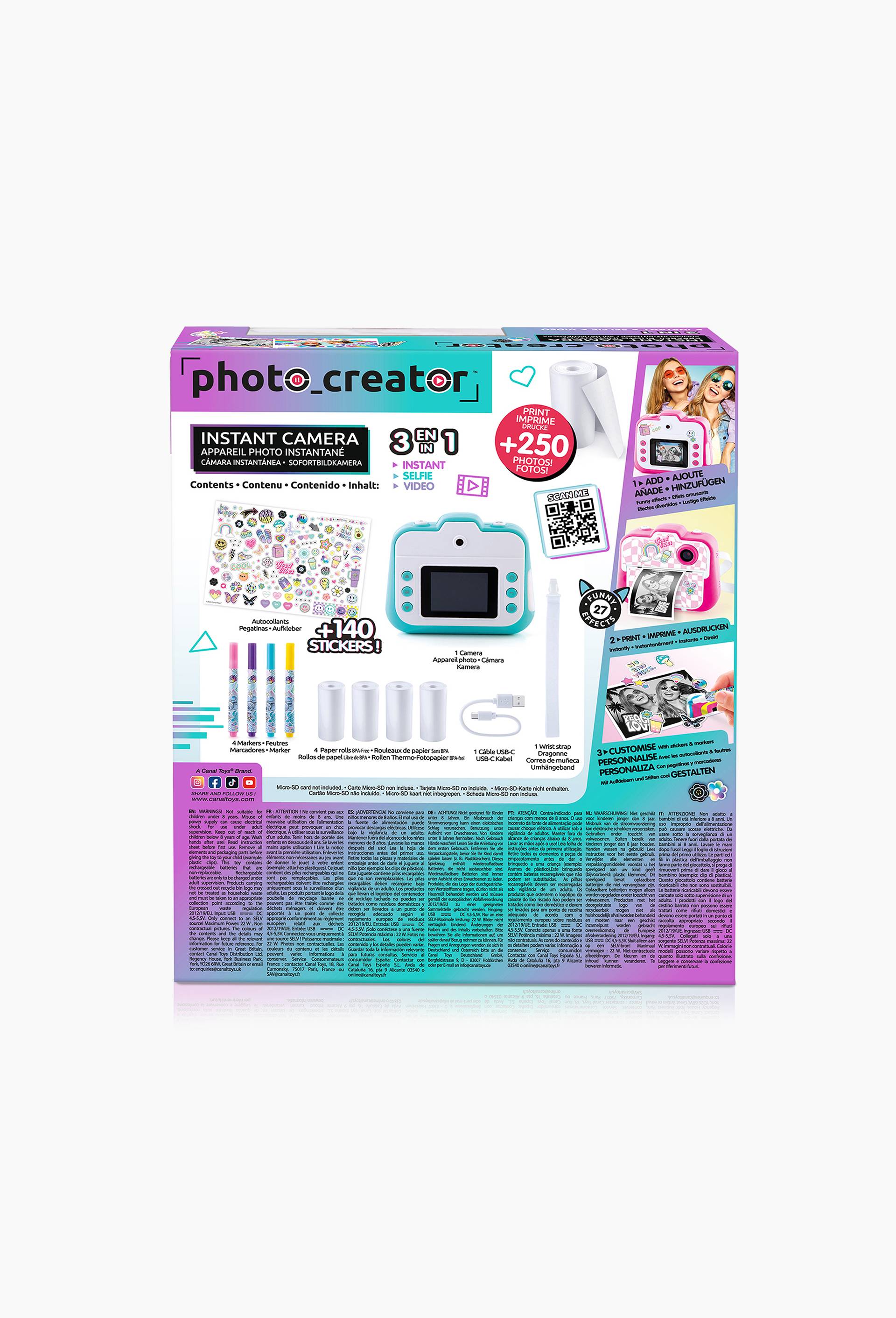 Appareil photo Creator, Bleu fonc&eacute;, large image number 2