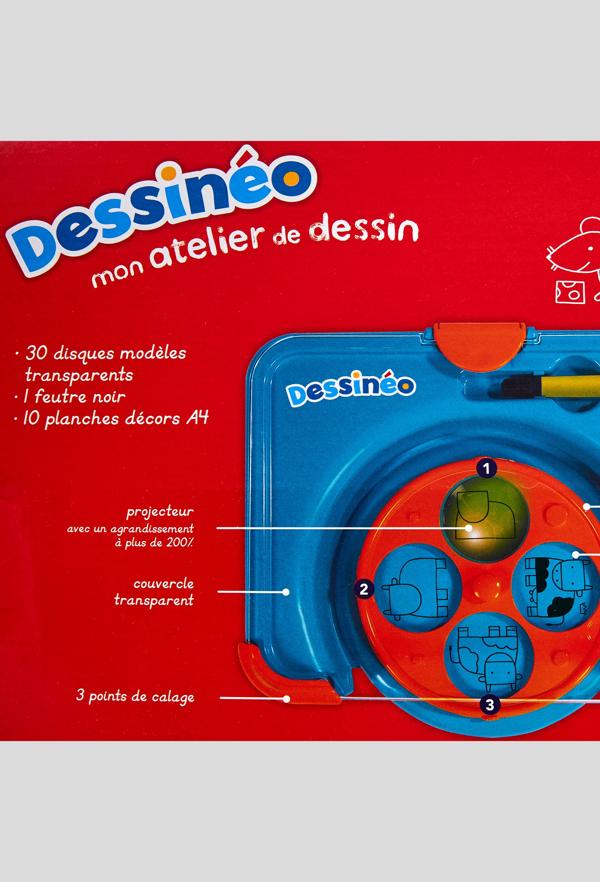 Dessineo mon atelier de dessin, Rouge, large image number 1
