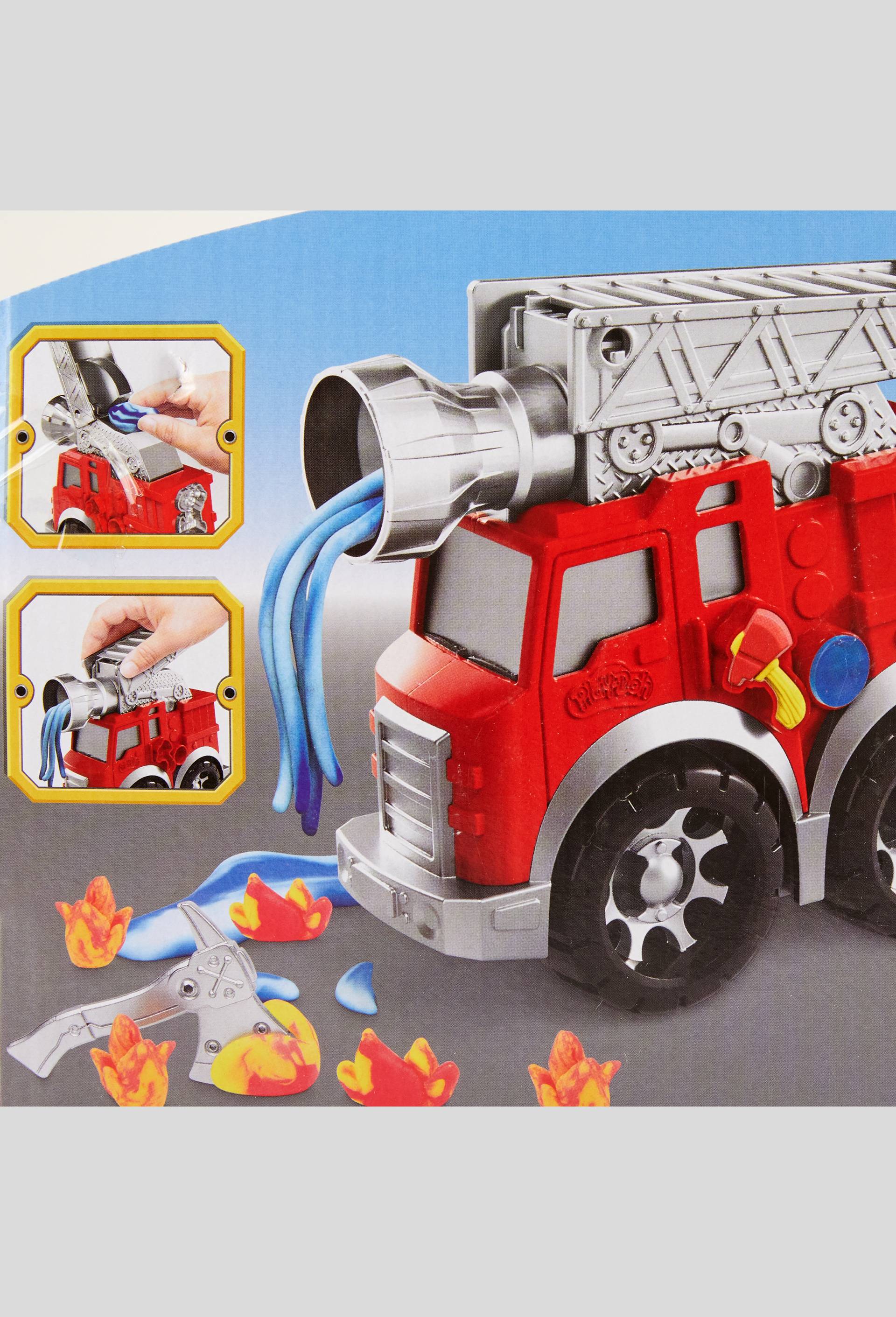 Play-Doh wheels camion de pompier, Rouge, large image number 1