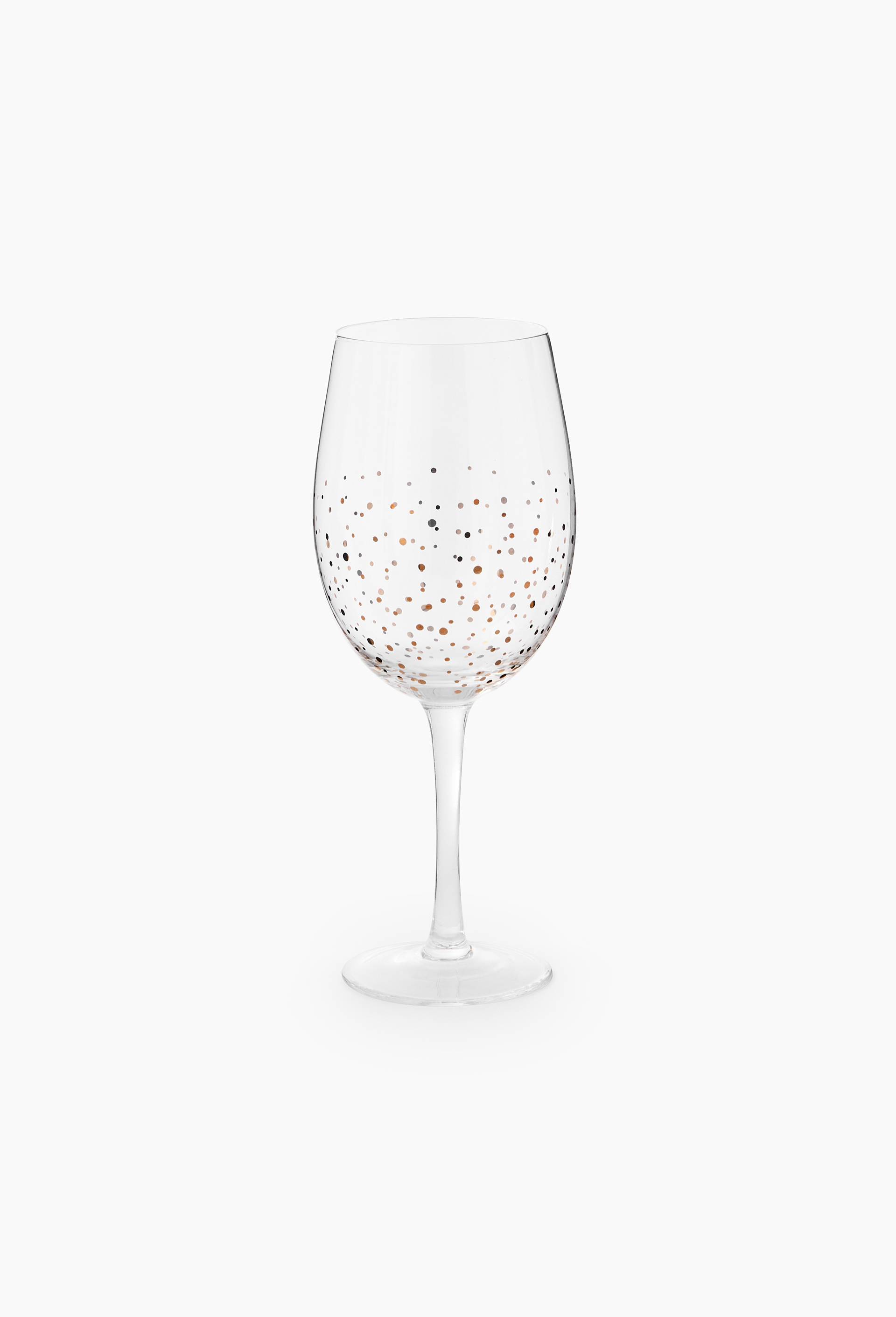 Verre &agrave; pied finition imprim&eacute;e, 54cl, Or, large image number 0