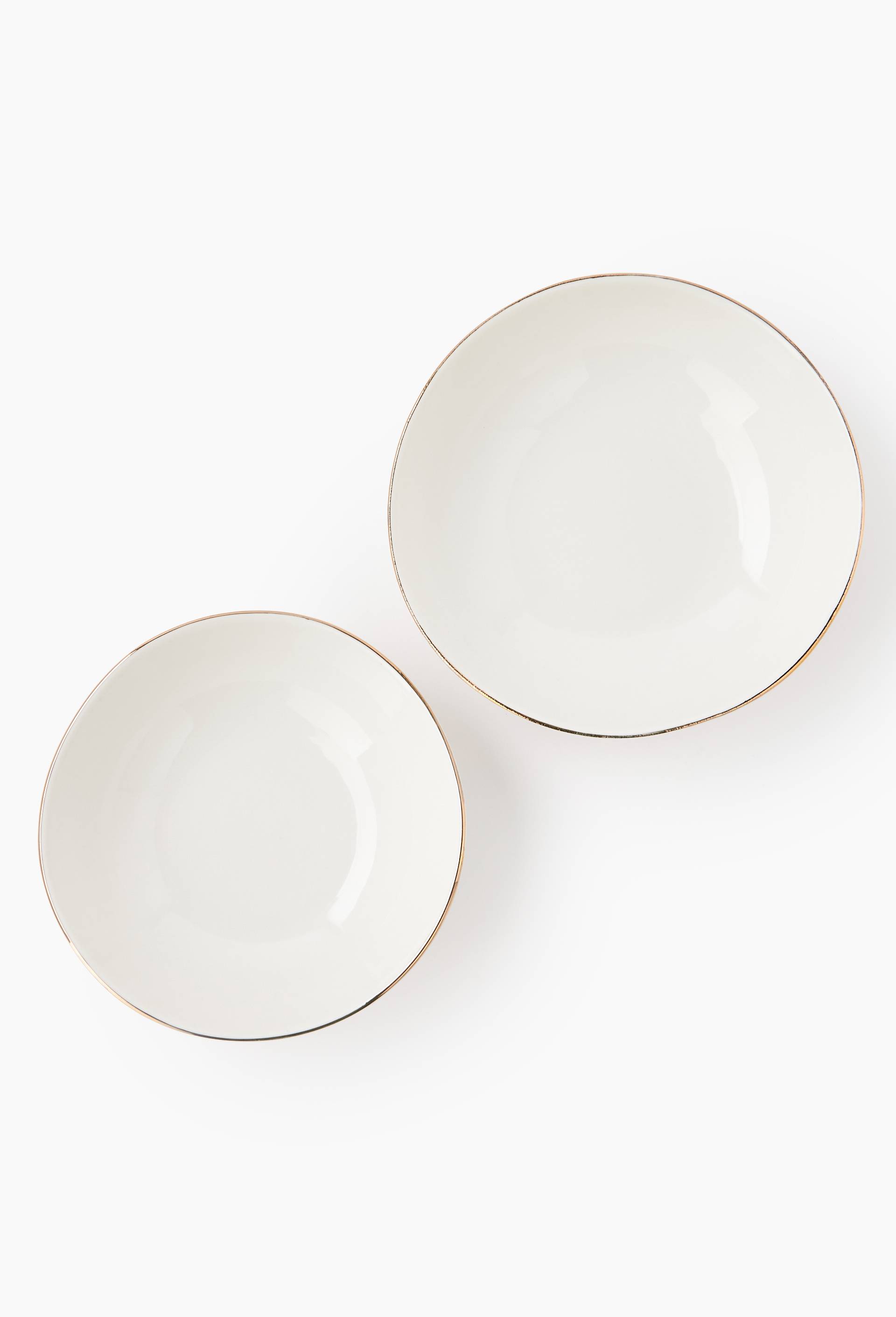 Bol finition liser&eacute;, 14cm, Blanc, large image number 1
