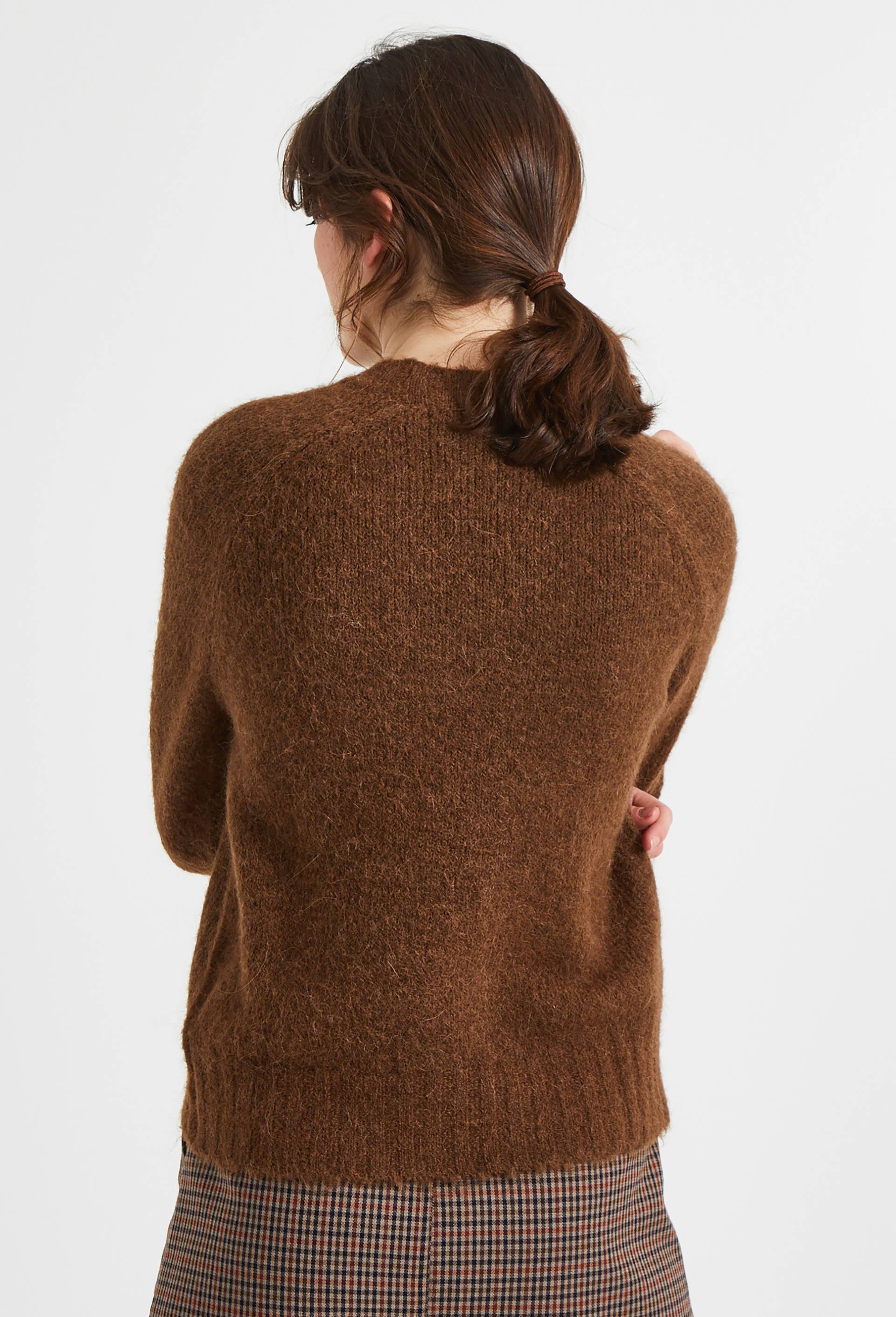 Pull col montant, Brun, large image number 1.0