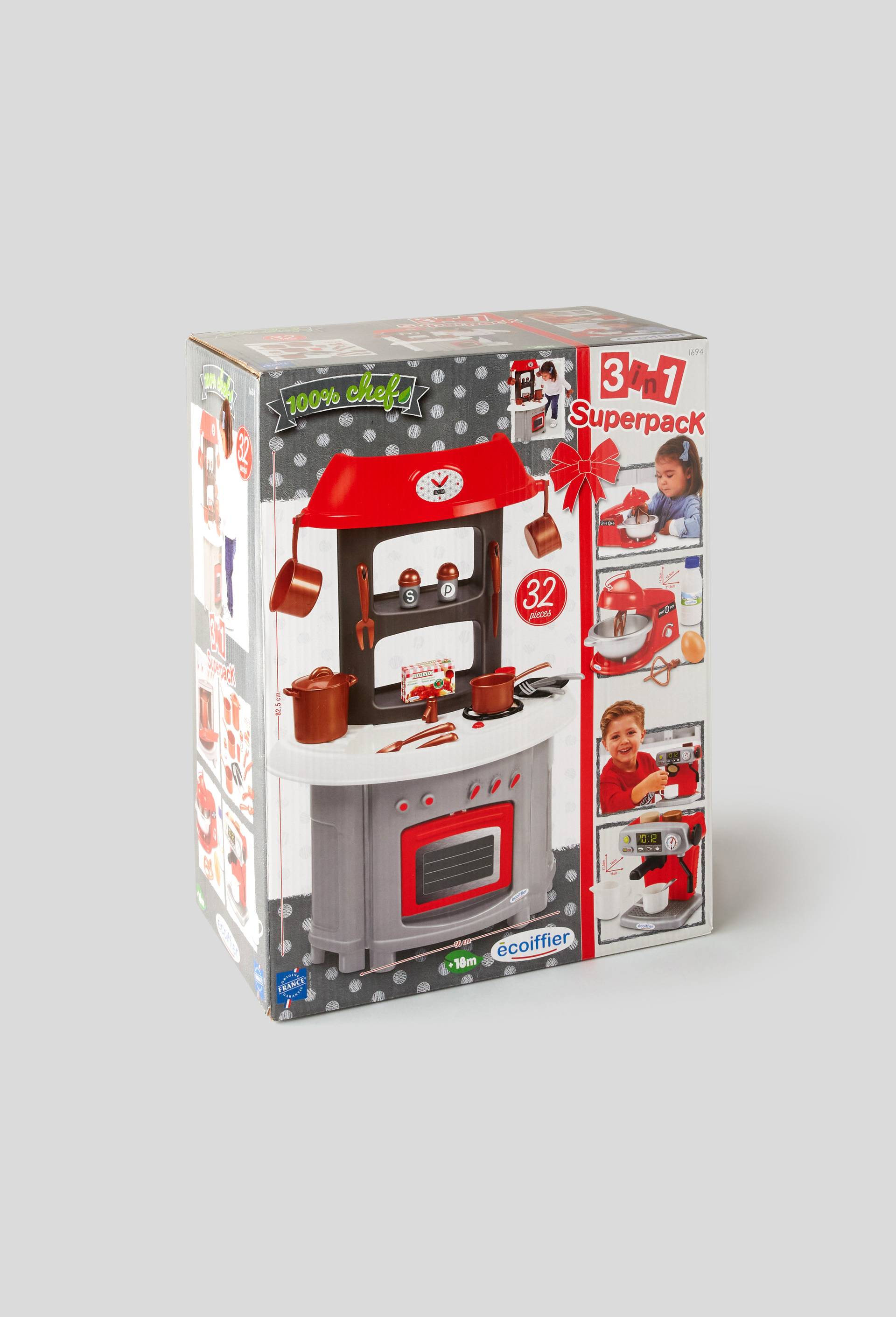 Pack cuisine 3 en 1, Rouge, large image number 0