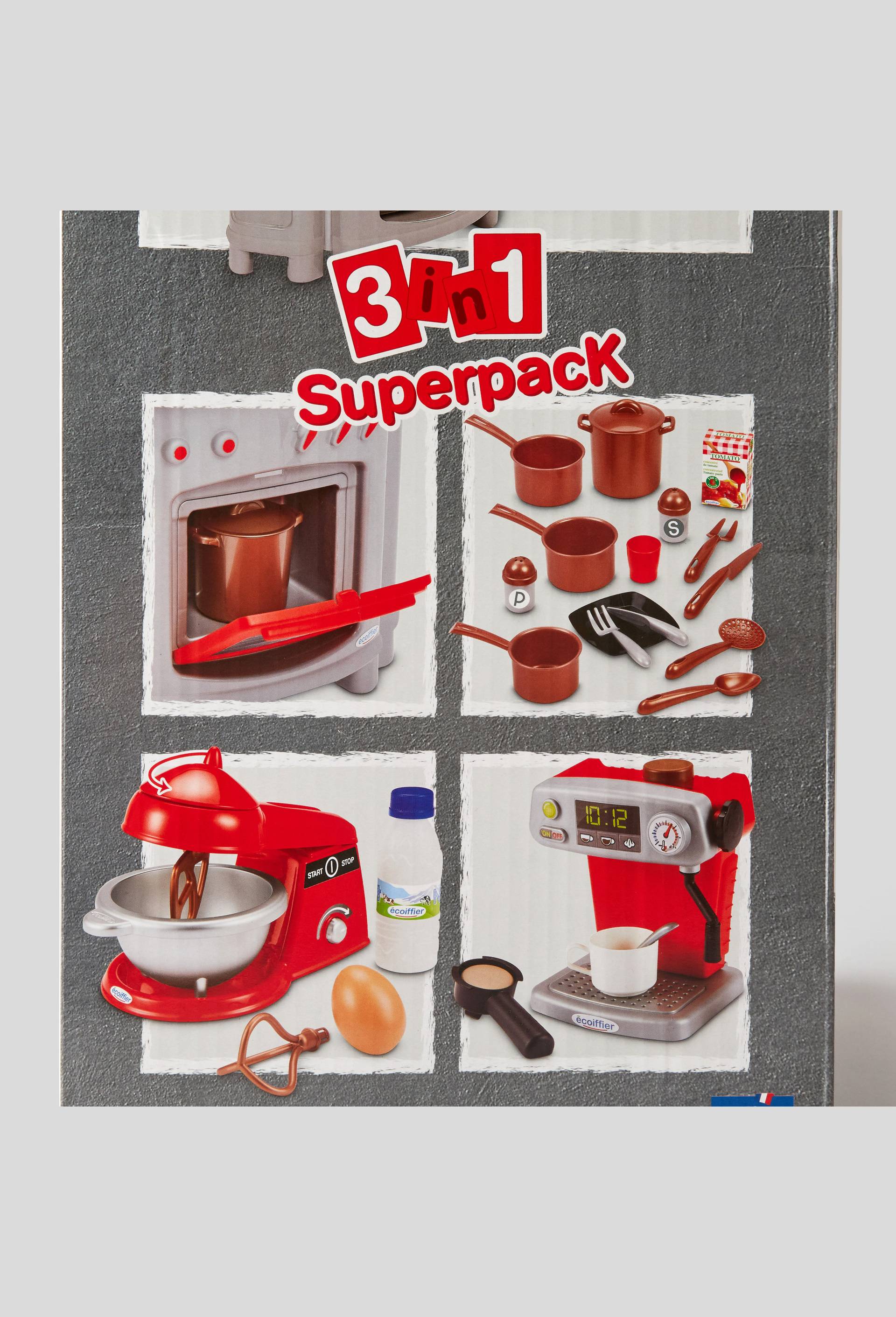 Pack cuisine 3 en 1, Rouge, large image number 1