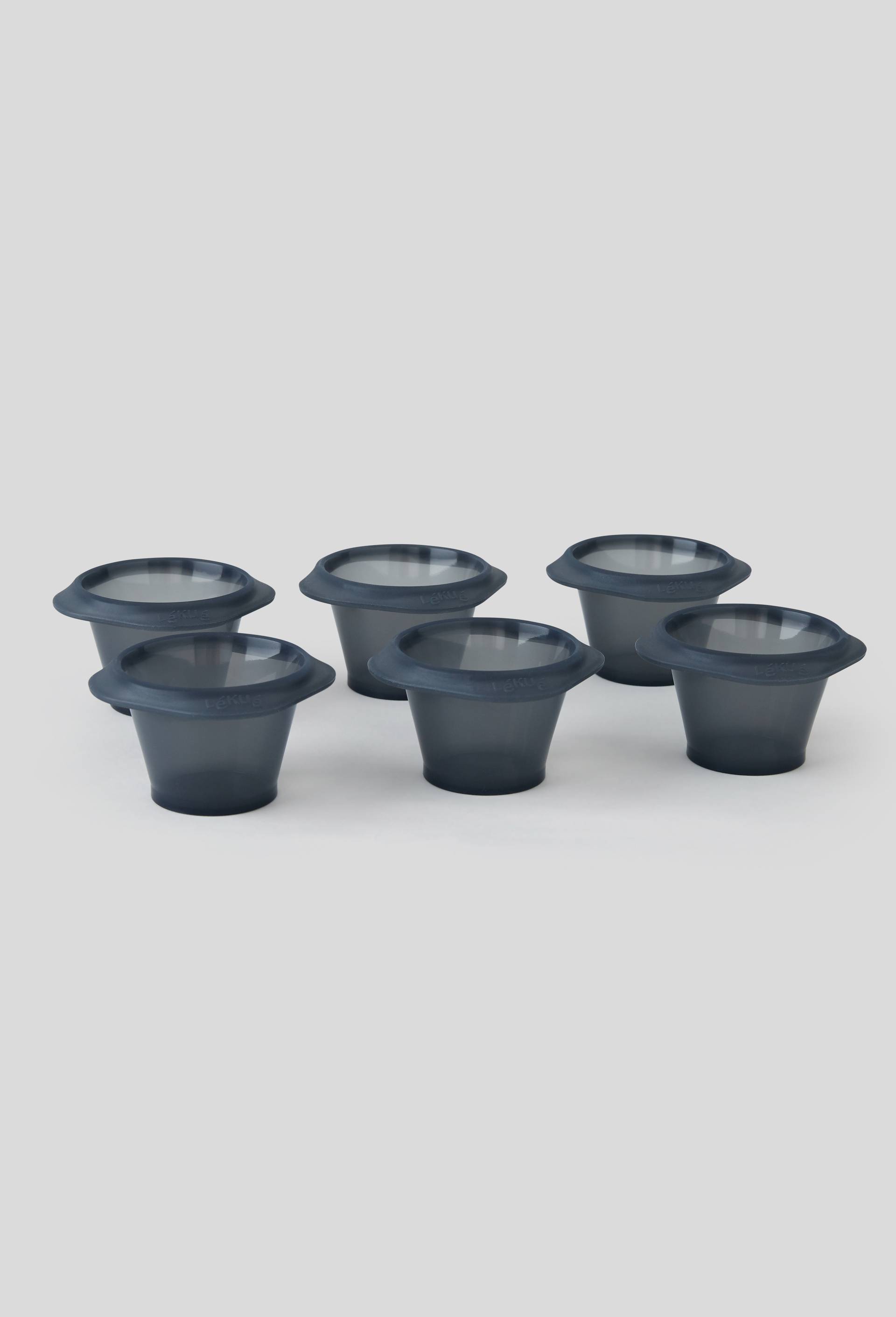 Lot de 6 moules, Gris foncé, large image number 0.0
