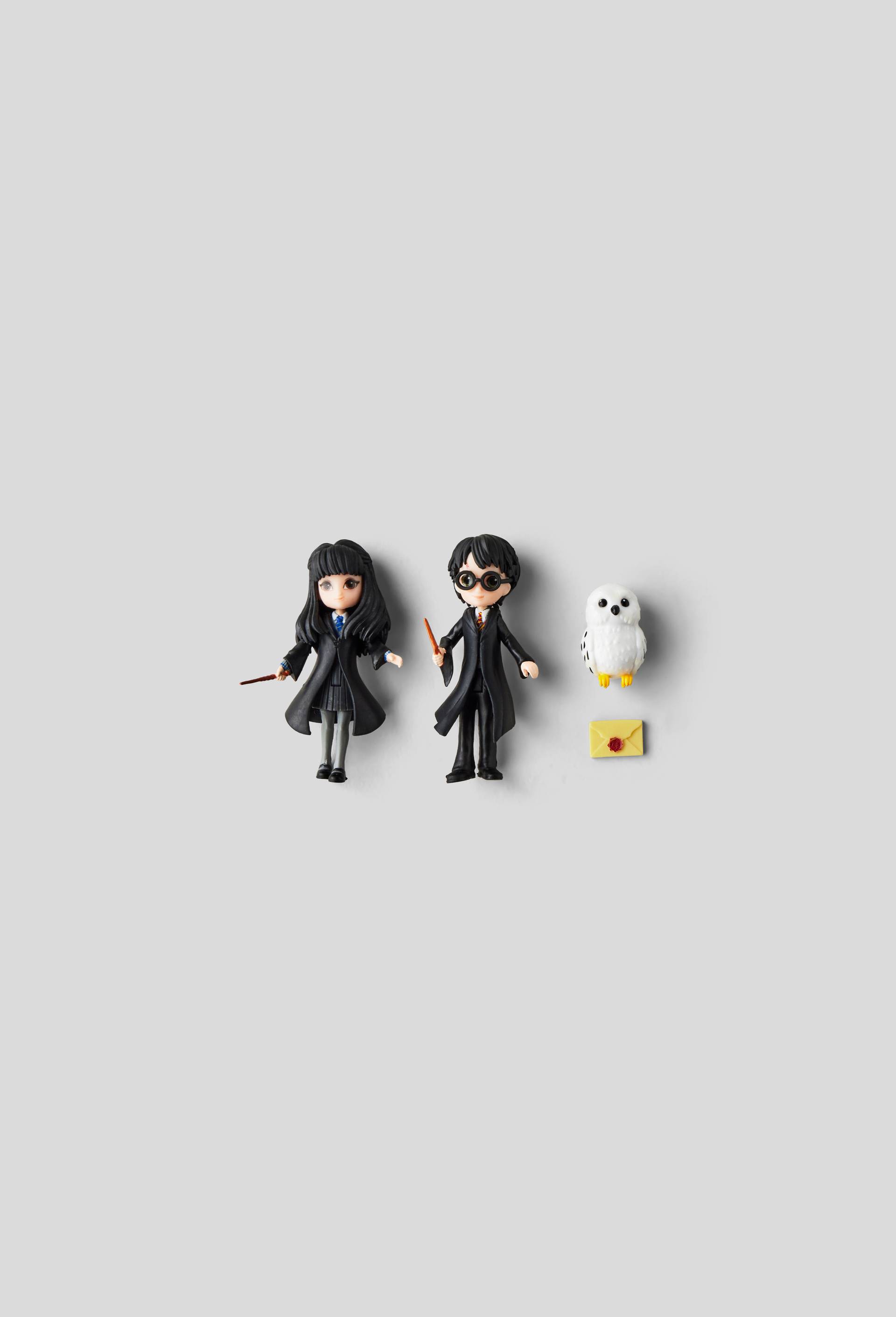 Pack amiti&eacute; Magical Minis Harry Potter - Harry & Cho Wizarding World, Brun clair, large image number 0