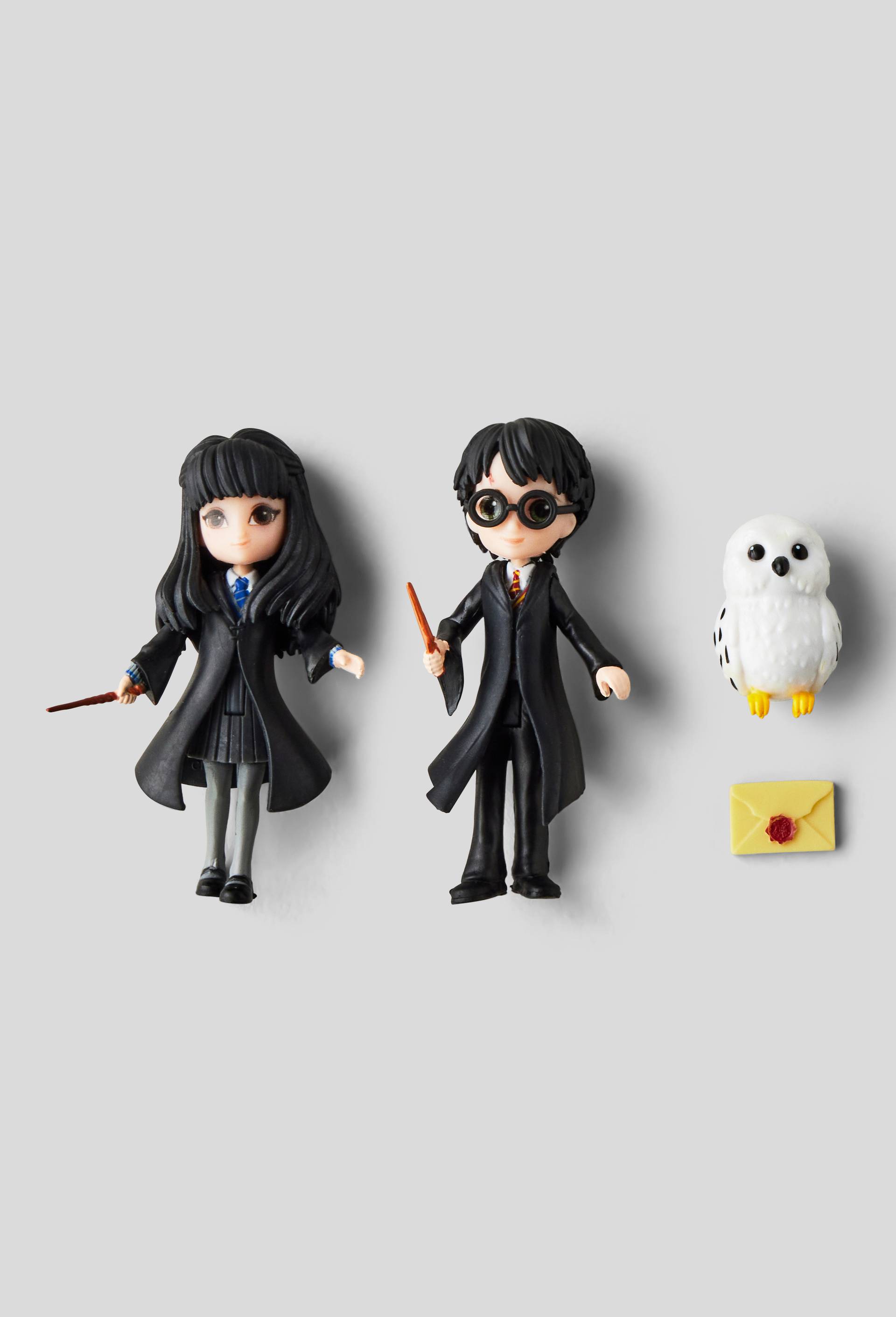 Pack amiti&eacute; Magical Minis Harry Potter - Harry & Cho Wizarding World, Brun clair, large image number 1