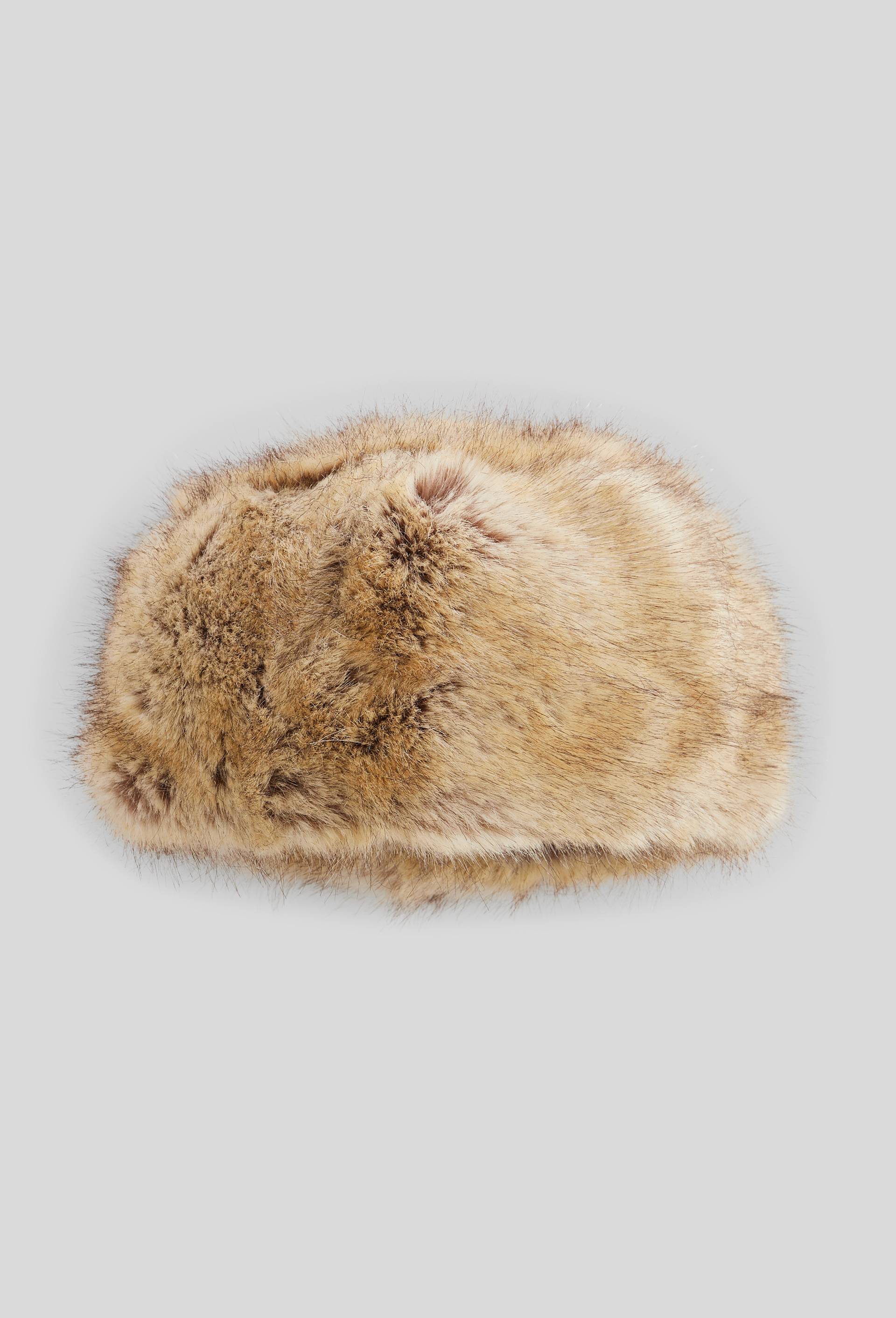 Toque en fausse fourrure, Beige clair, large image number 1