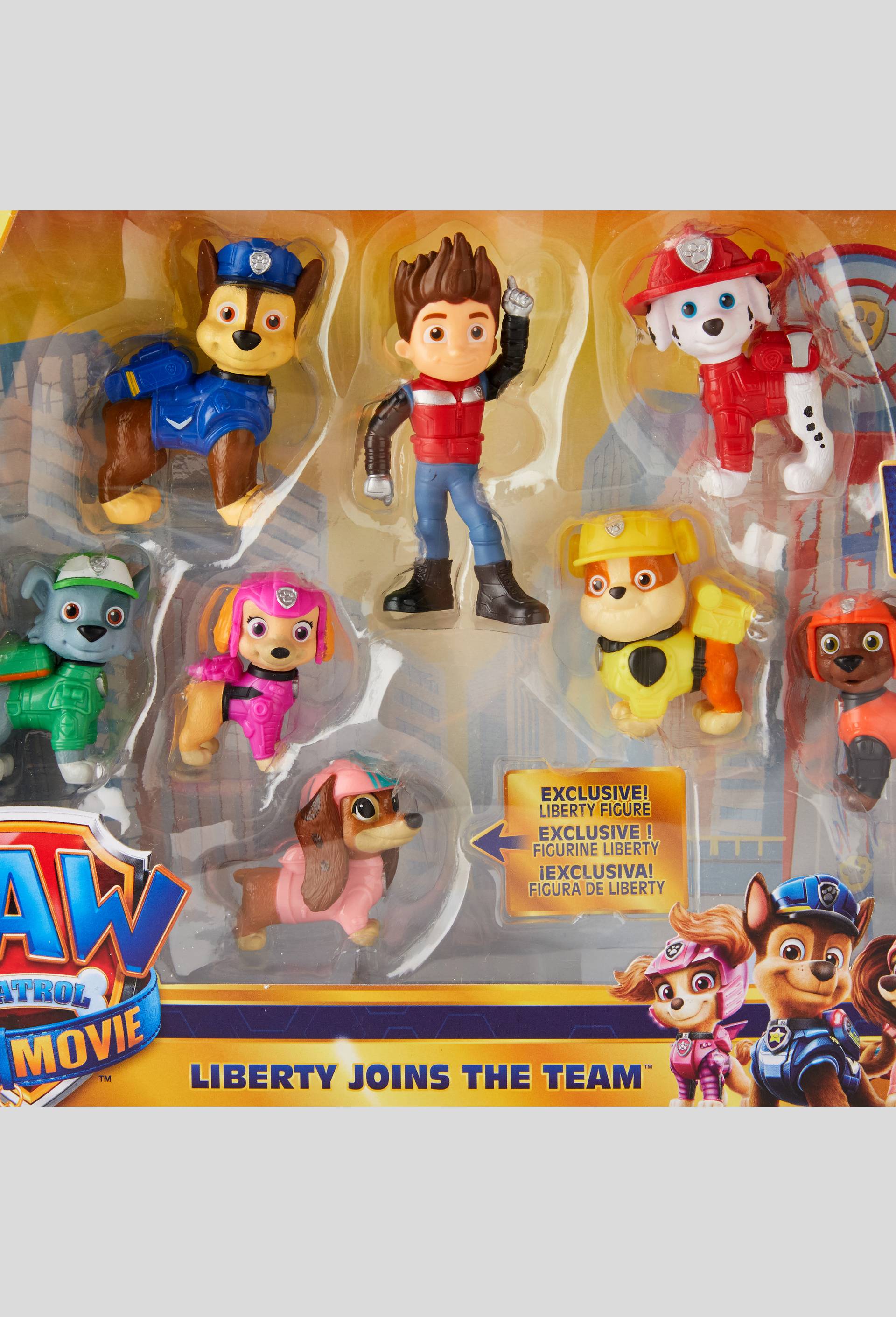 Coffret de 8 figurines La Pat Patrouille, Bleu foncé, large image number 1