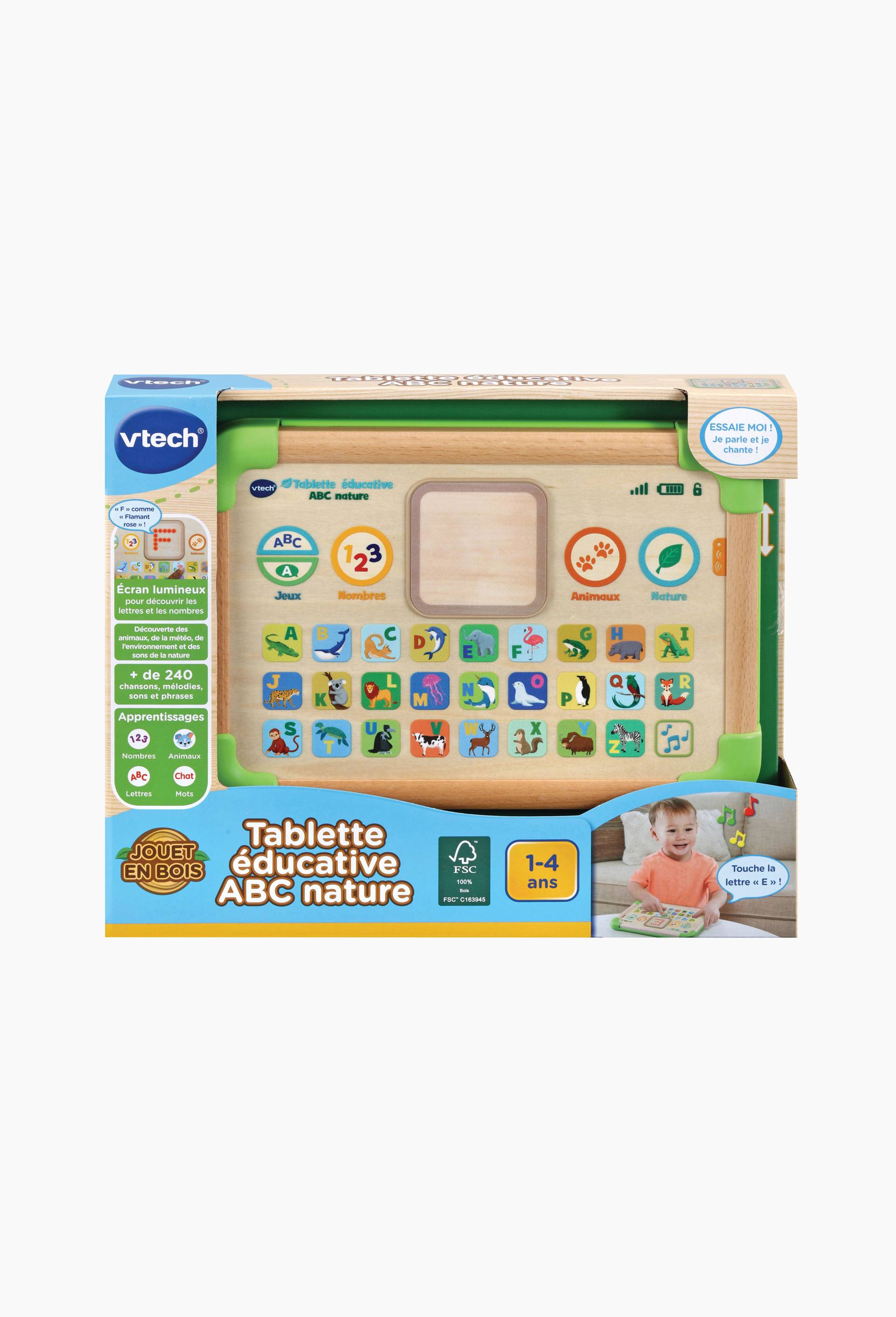 Tablette &eacute;ducative ABC Nature, Brun clair, large image number 0